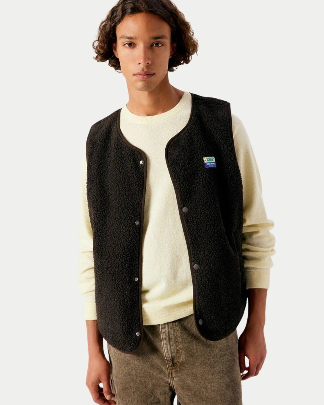 Hoktown Fleece Vest Brownie