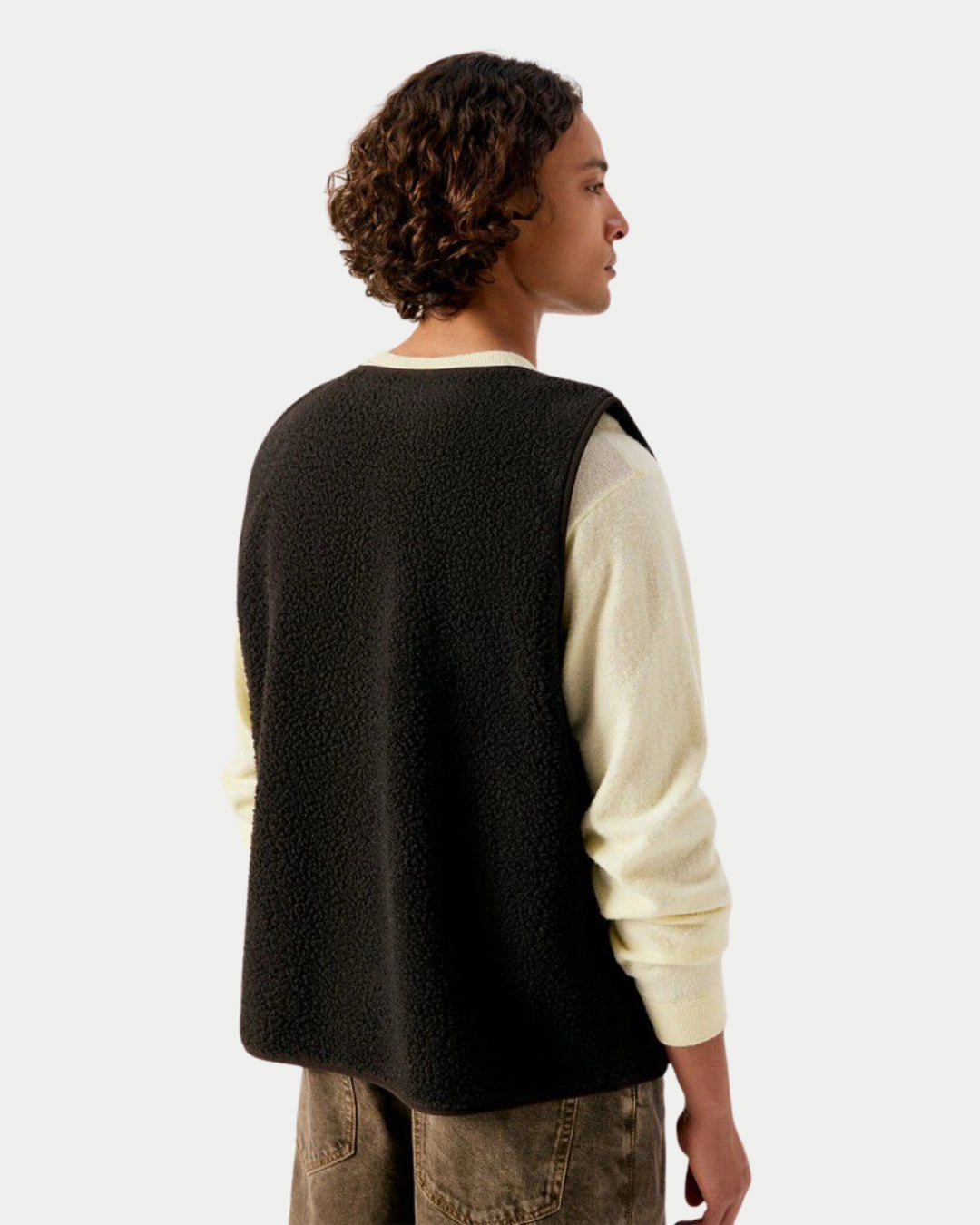 Hoktown Fleece Vest Brownie