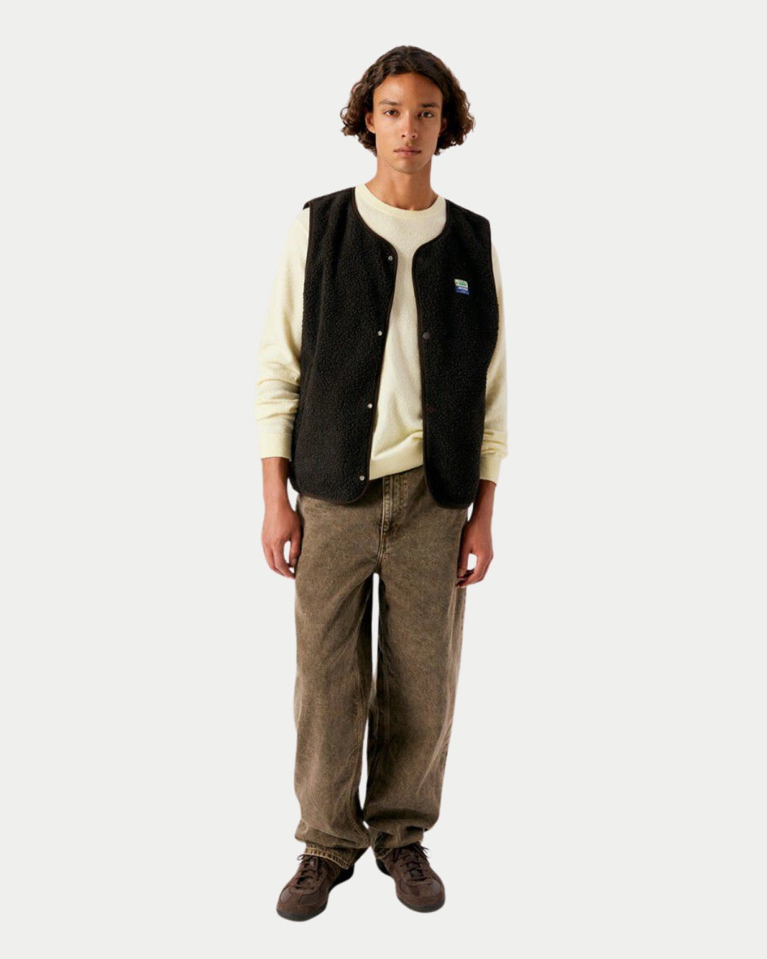 Hoktown Fleece Vest Brownie