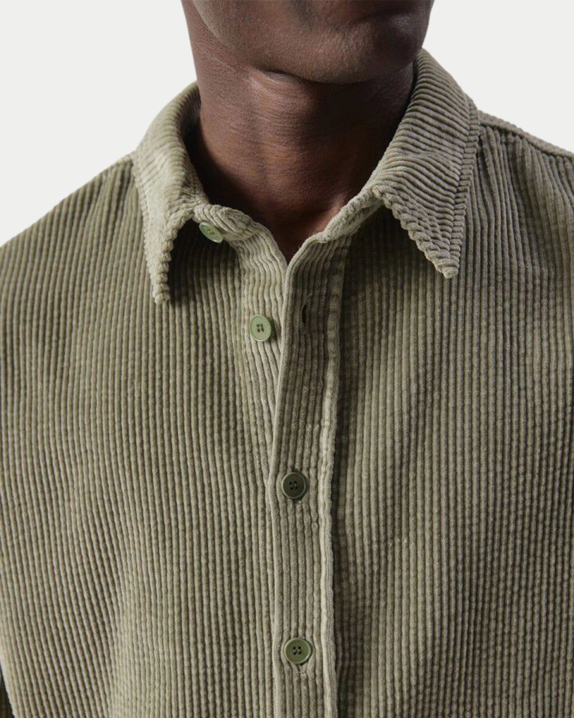 American Vintage Padow Shirt Vintage Clay — Corduroy Overhemd | Stuen Store Tilburg