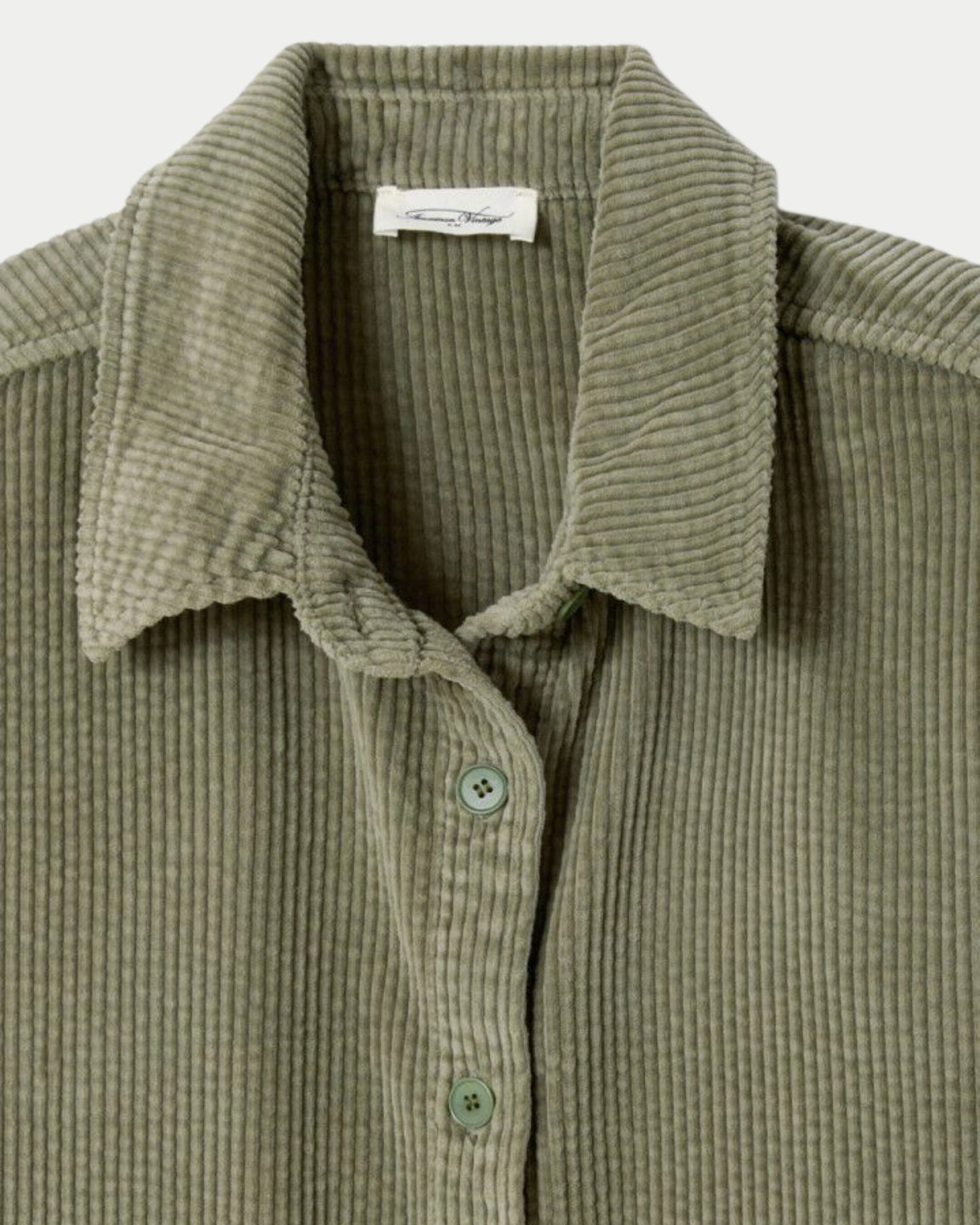 American Vintage Padow Shirt Vintage Clay — Corduroy Overhemd | Stuen Store Tilburg
