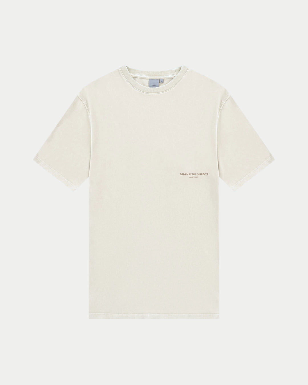 Law Of The Sea Aqualis T-shirt Almond Milk, Loose fit wit t-shirt van katoen | Stuen Store Tilburg