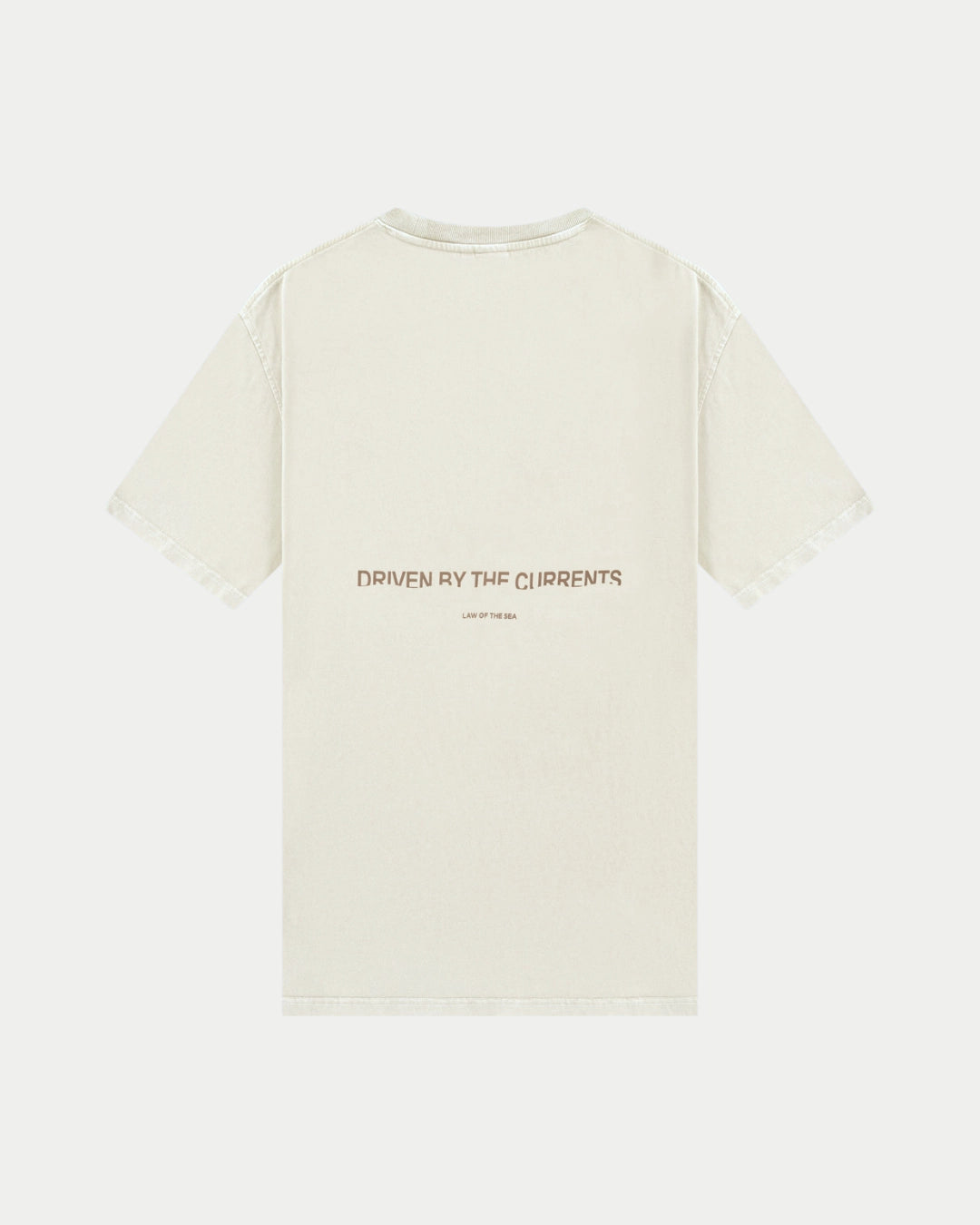 Law Of The Sea Aqualis T-shirt Almond Milk, Loose fit wit t-shirt van katoen | Stuen Store Tilburg