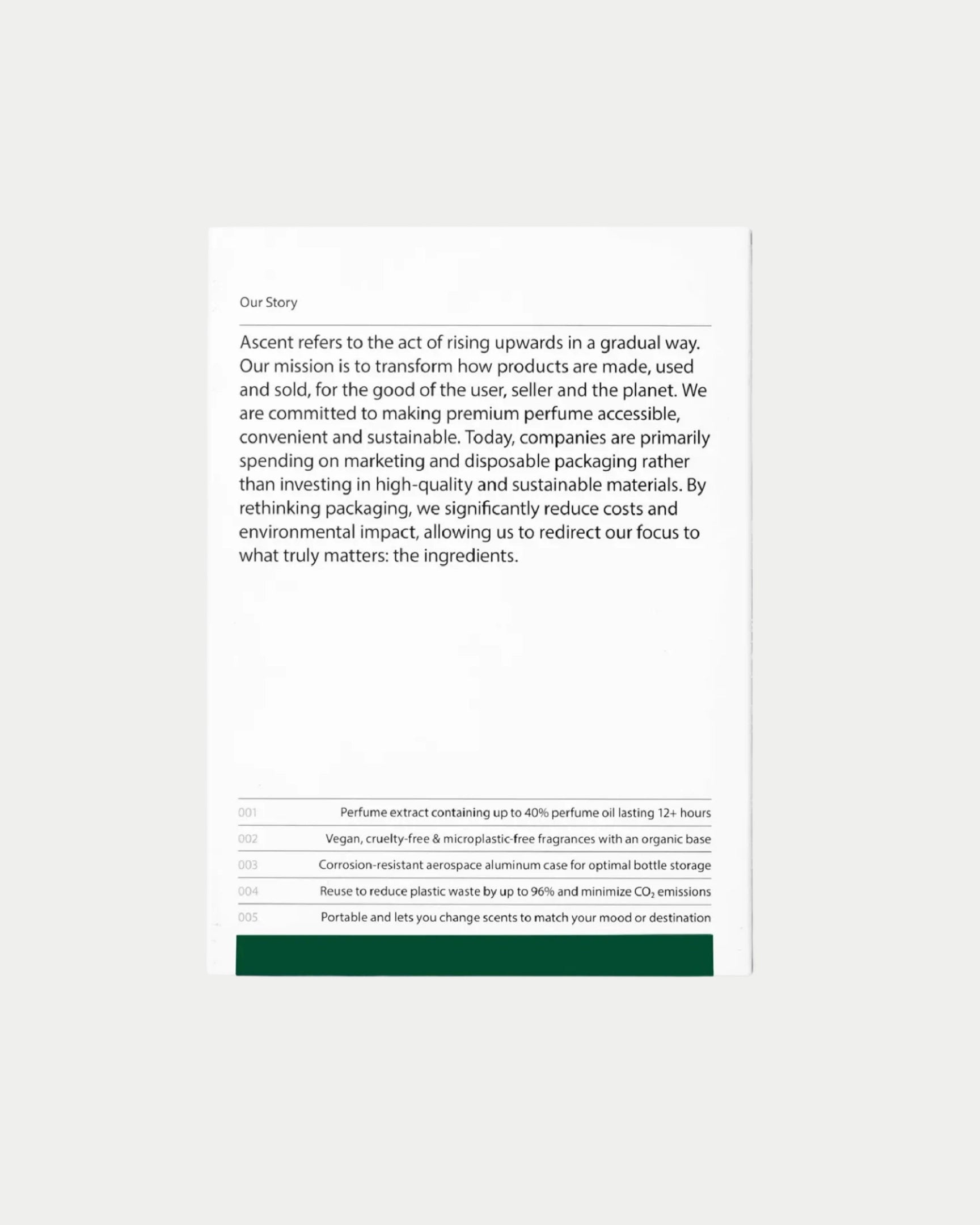 Parfum Starterpack Green