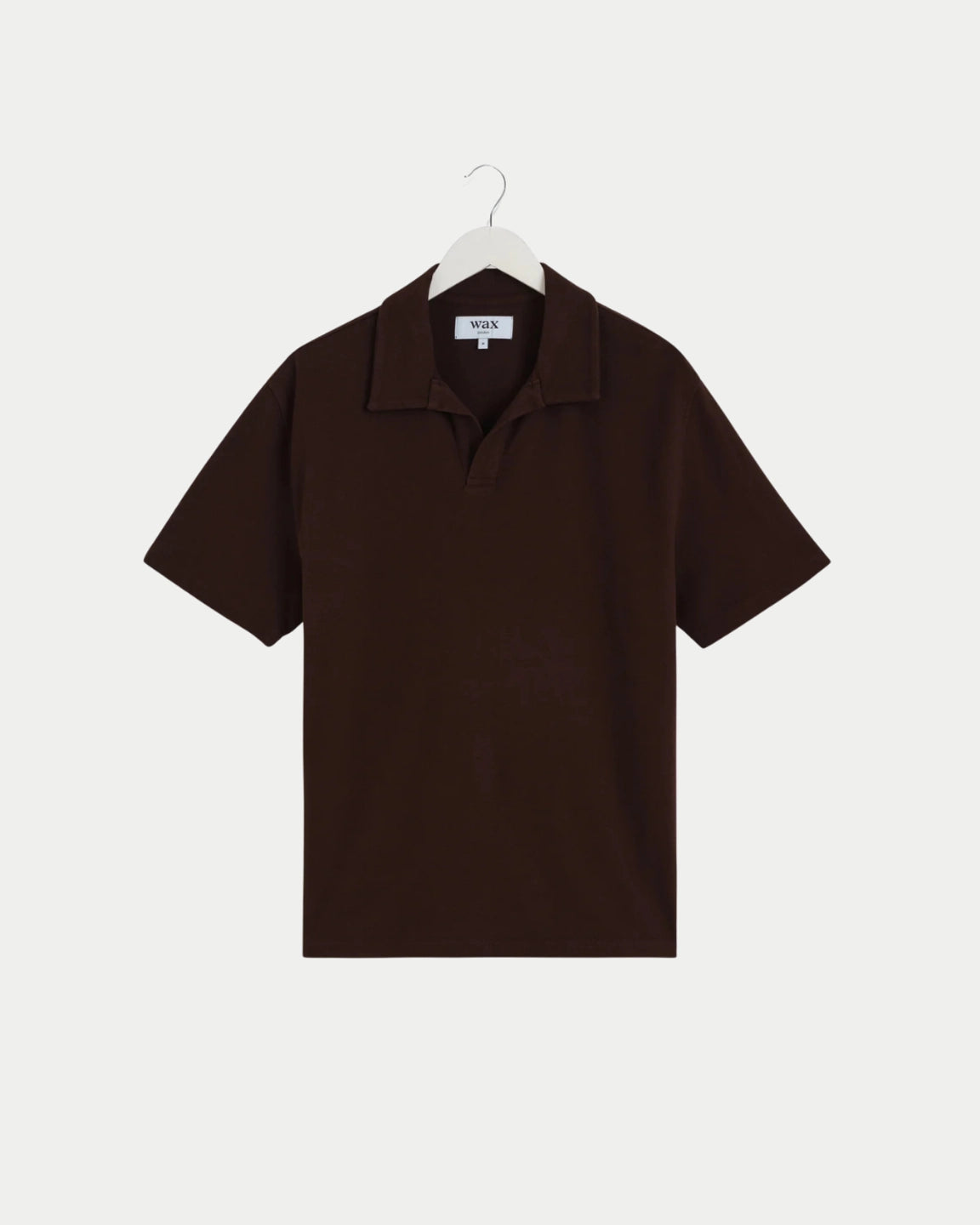 Wax London Atwood SS Jolt Polo Dark Brown - Stuen Store Tilburg | De beste herenkleding en -accessoires in Tilburg
