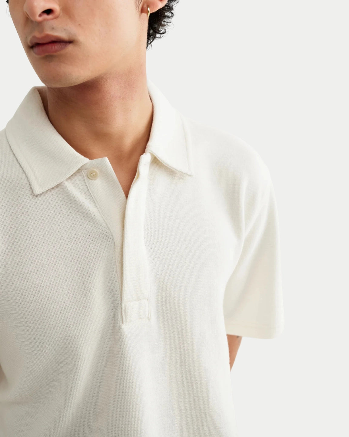 Wax London Atwood SS Jolt Polo Ecru - Stuen Store Tilburg | De beste herenkleding en -accessoires in Tilburg
