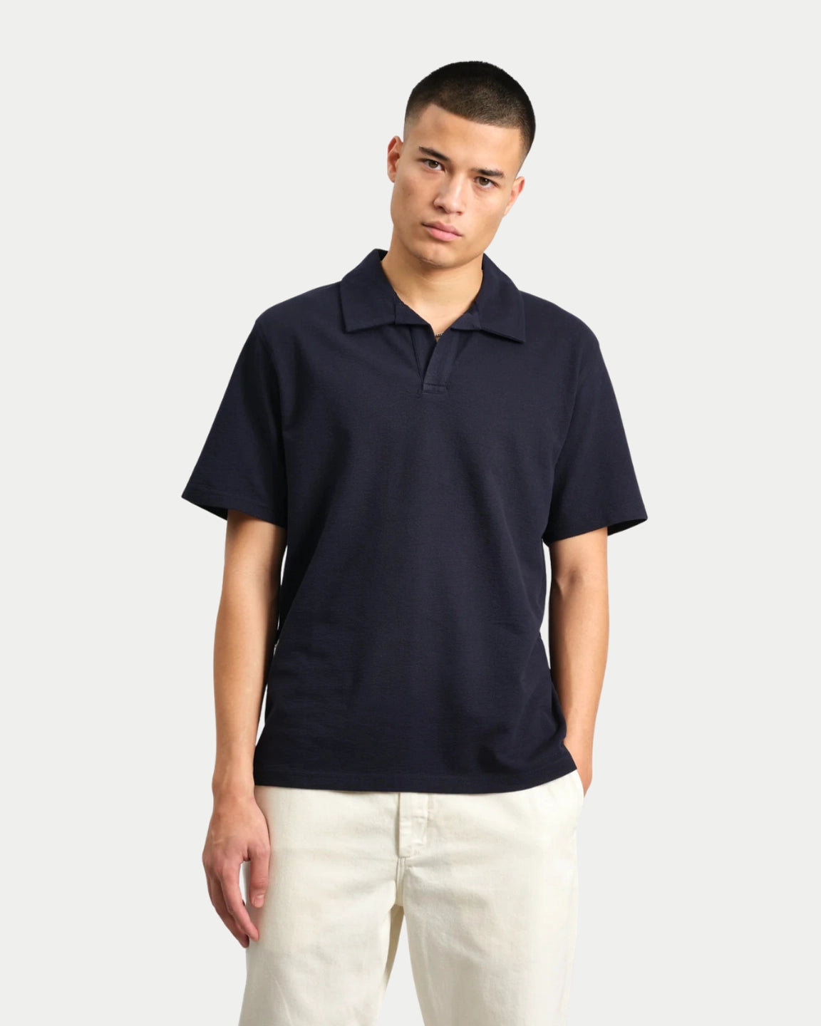 Wax London Atwood SS Jolt Polo Navy - Stuen Store Tilburg | De beste herenkleding en -accessoires in Tilburg