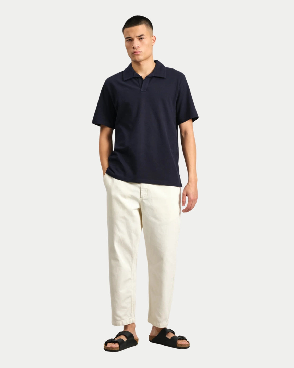 Wax London Atwood SS Jolt Polo Navy - Stuen Store Tilburg | De beste herenkleding en -accessoires in Tilburg