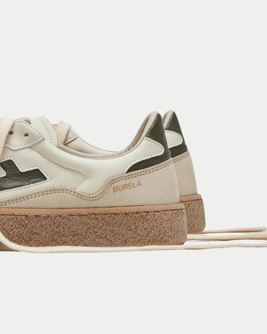 Flamingos Life Burela Bold Olive, Groene sneakers van katoen | Stuen Store Tilburg