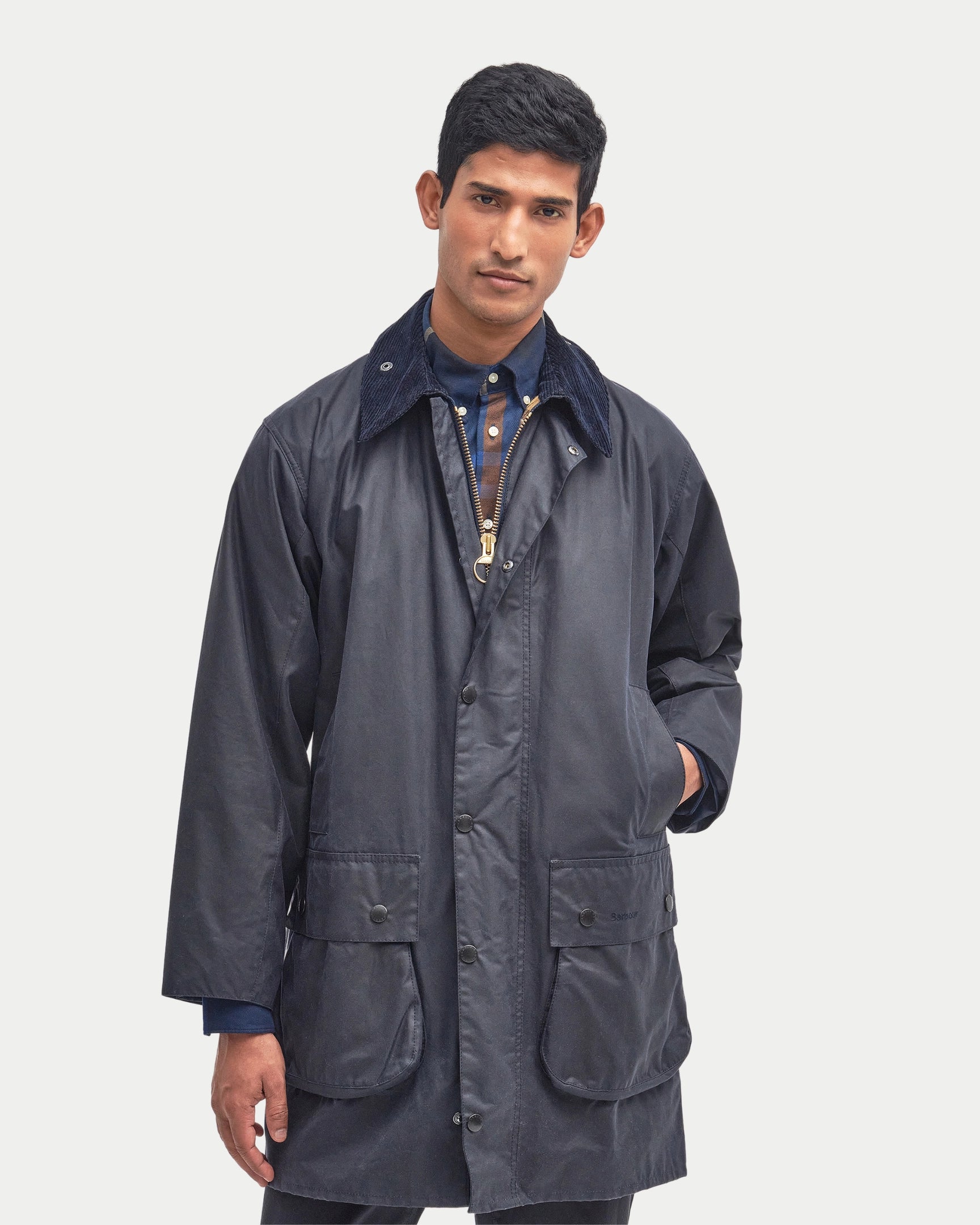 Border® Waxed Jacket Navy