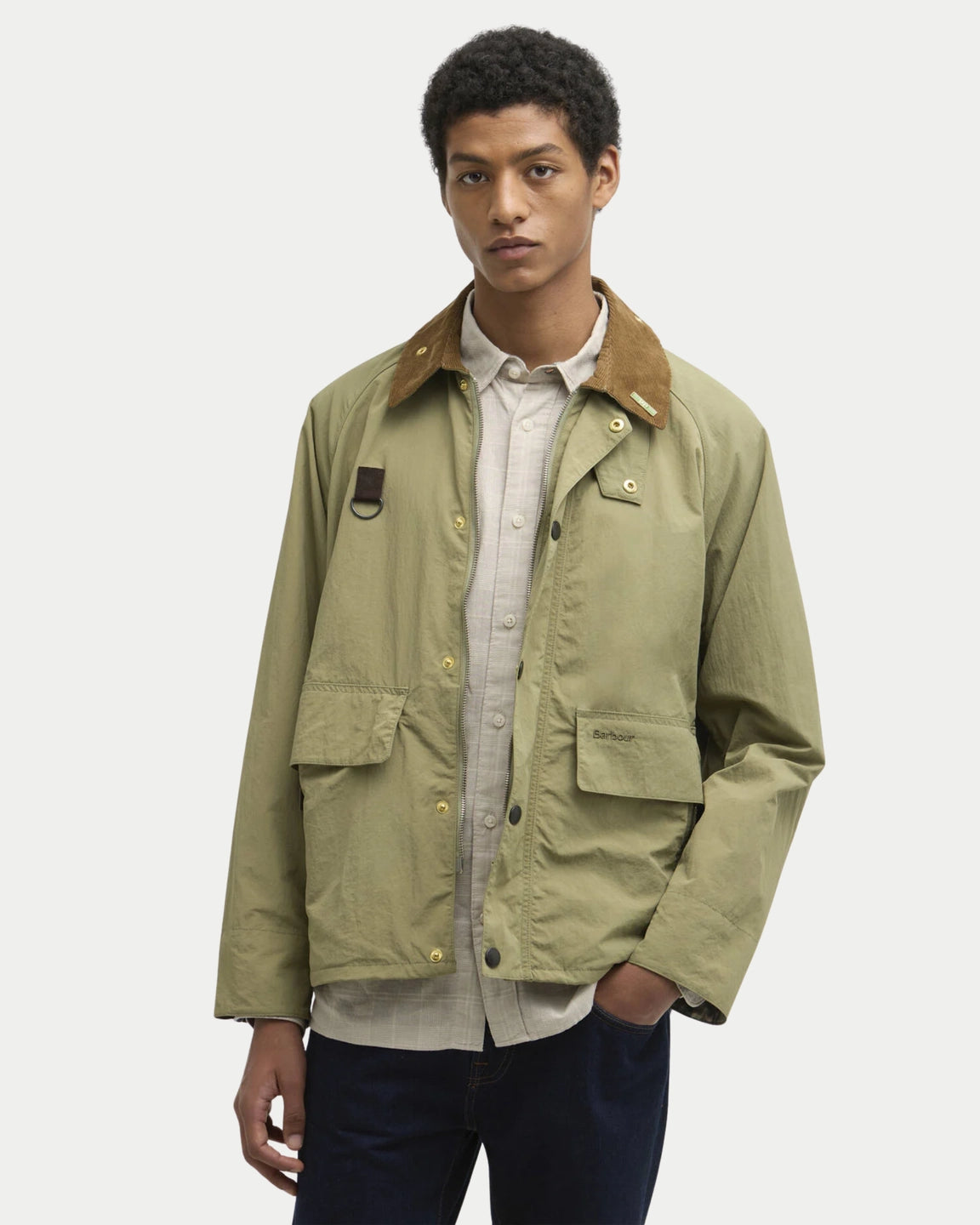Barbour Icons Spey Jacket Bleached Olive - Stuen Store Tilburg | De beste herenkleding en -accessoires