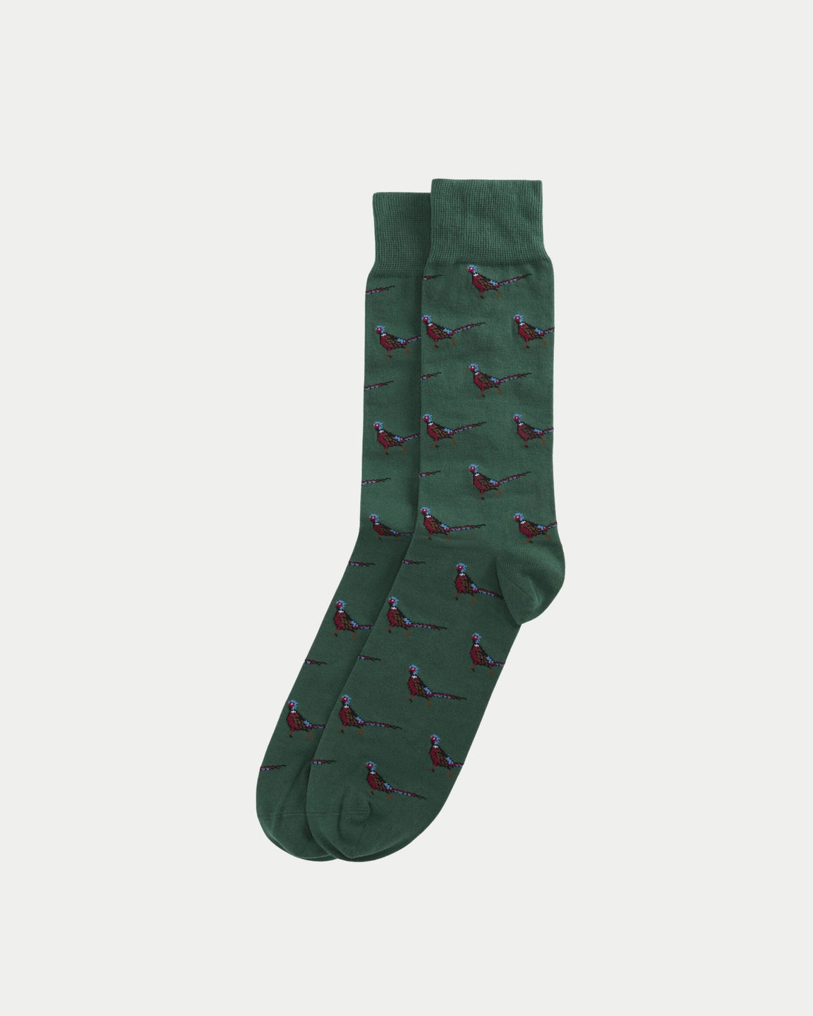 Barbour Mavin Socks Racing Green Pheasants — Zo hebben deze groene sokken fazanten in | Stuen Store Tilburg