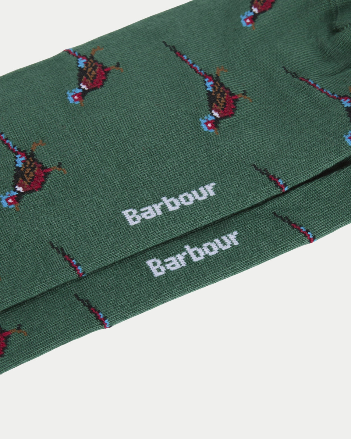 Barbour Mavin Socks Racing Green Pheasants — Zo hebben deze groene sokken fazanten in | Stuen Store Tilburg