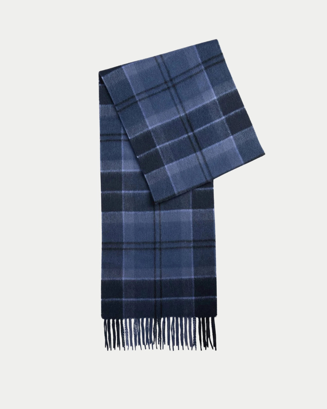 Minerale Tartan Sjaal Middernacht Meer