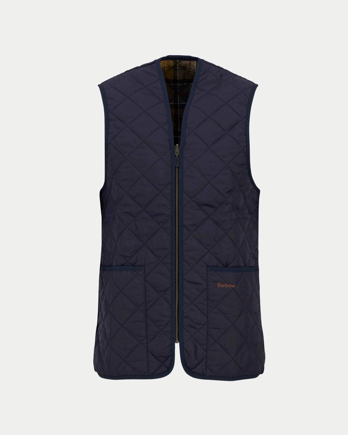 Quilted Zip-In Liner Navy