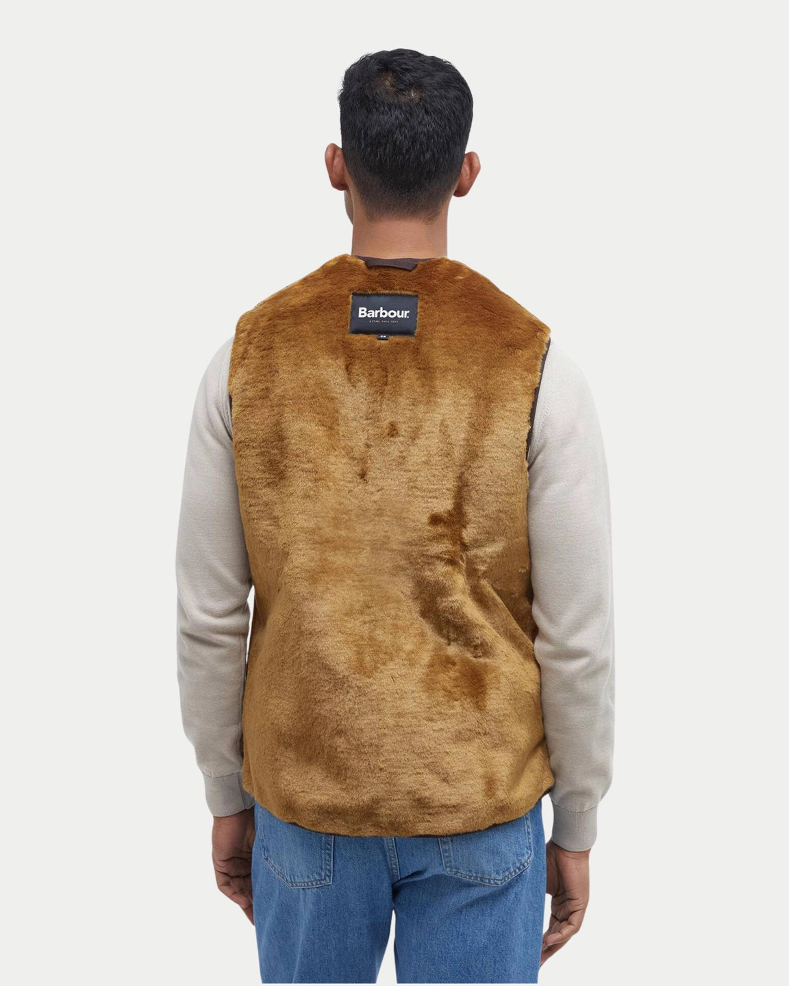 Barbour Warm Pile Zip-In Liner Classic Brown | Stuen Store Tilburg
