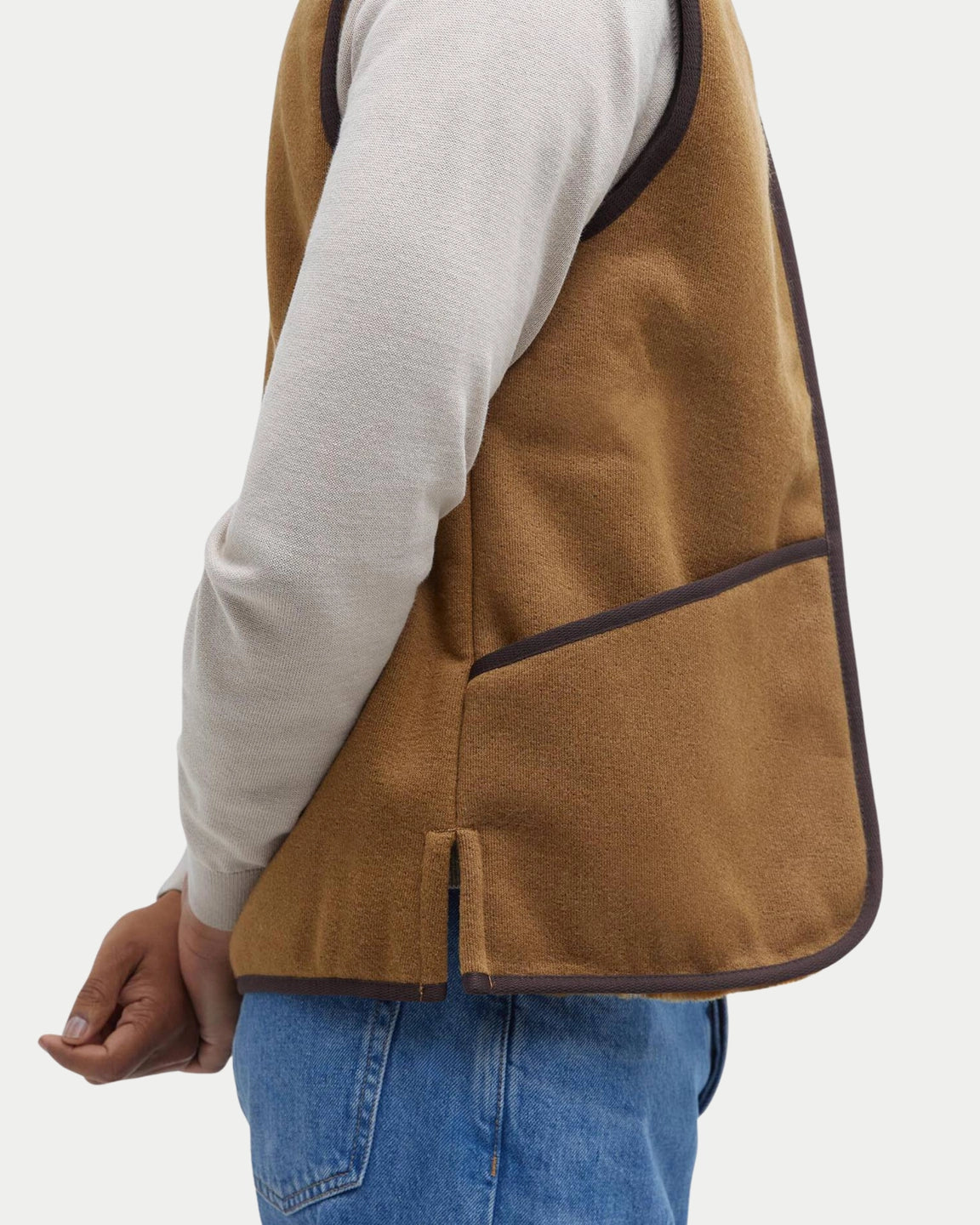 Barbour Warm Pile Zip-In Liner Classic Brown | Stuen Store Tilburg