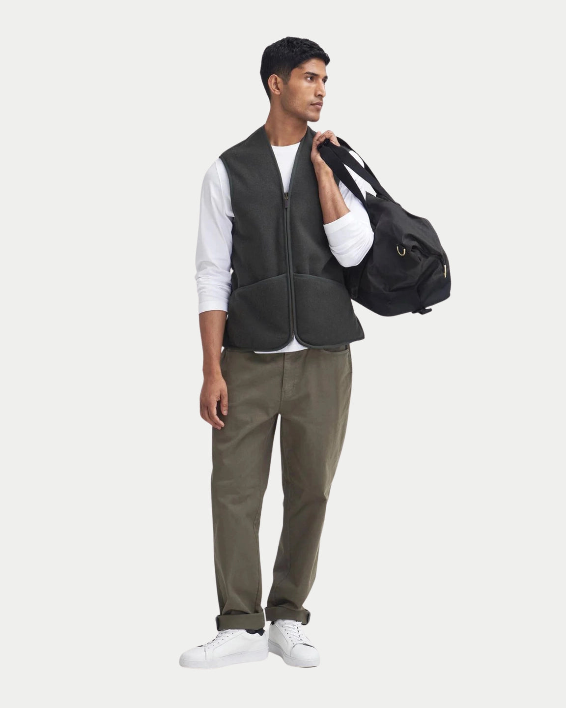 Barbour Warm Pile Zip-In Liner Sage | Stuen Store Tilburg