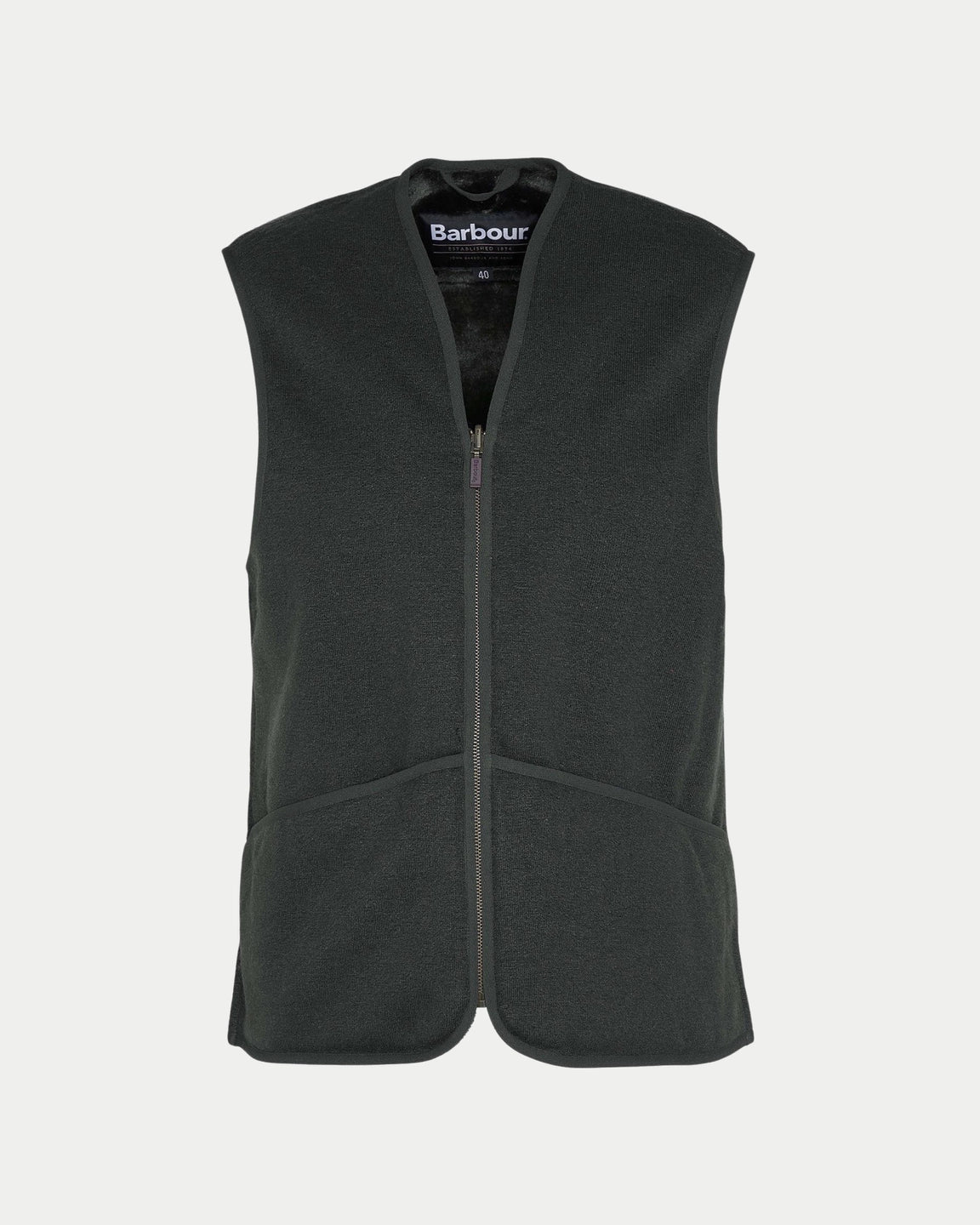 Barbour Warm Pile Zip-In Liner Sage | Stuen Store Tilburg