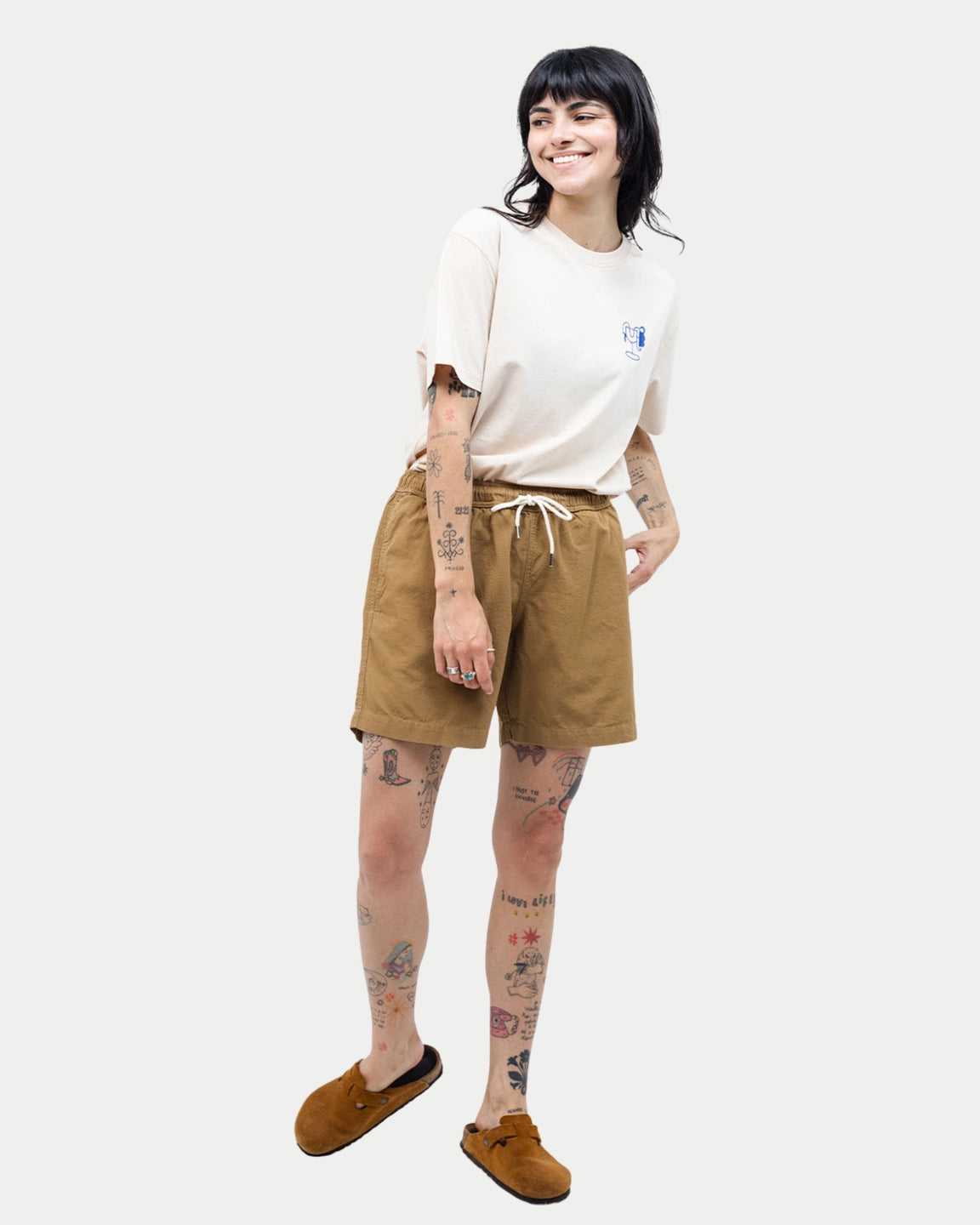 Olow Bodhi Short Terre — Katoen | Stuen Store Tilburg