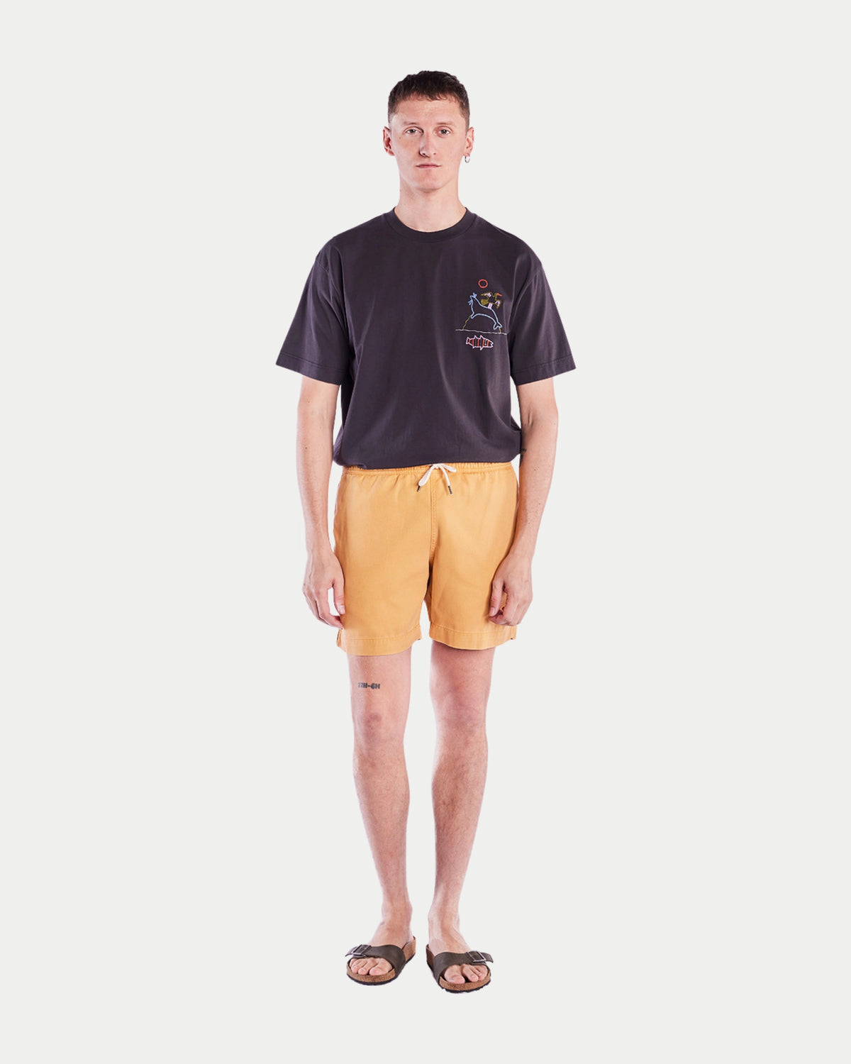 Olow Bodhi Short Yellow — Viscose | Stuen Store Tilburg