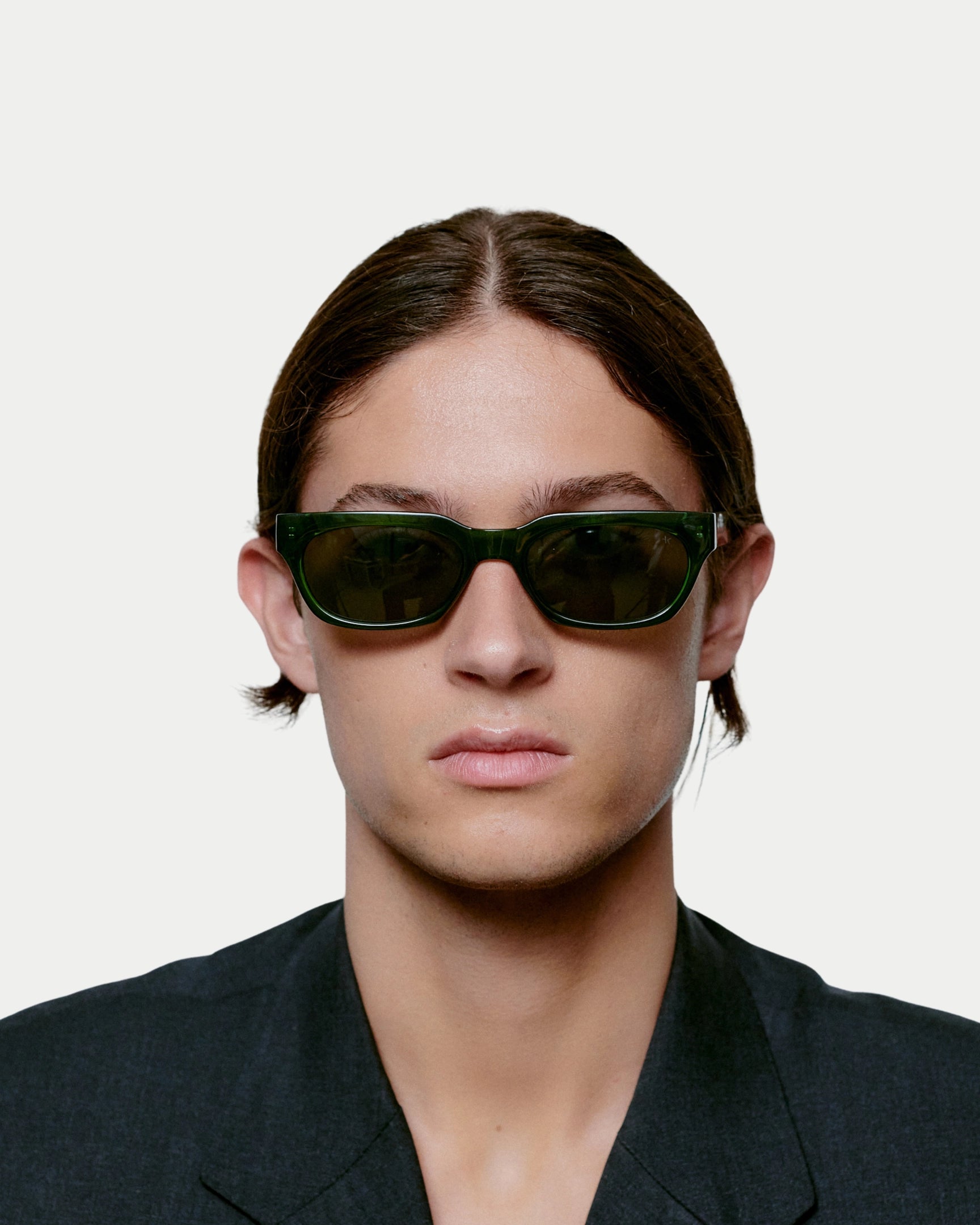 A. Kjærbede Bror Dark Green Transparent - Stuen Store Tilburg | De beste herenkleding en -accessoires