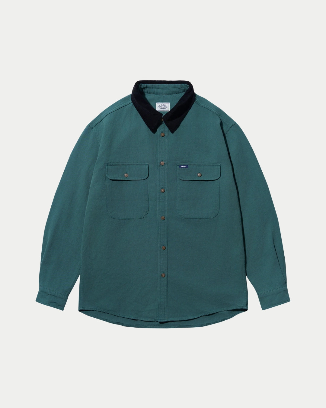 Kappy Canvas Work Shirt Jacket Green, Groene Jacket | Stuen Store Tilburg