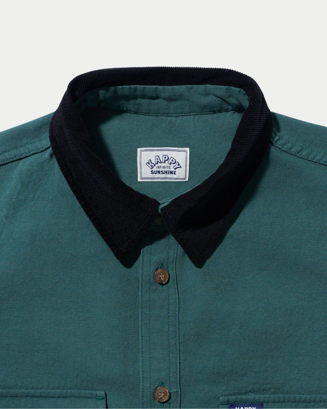 Kappy Canvas Work Shirt Jacket Green, Groene Jacket | Stuen Store Tilburg