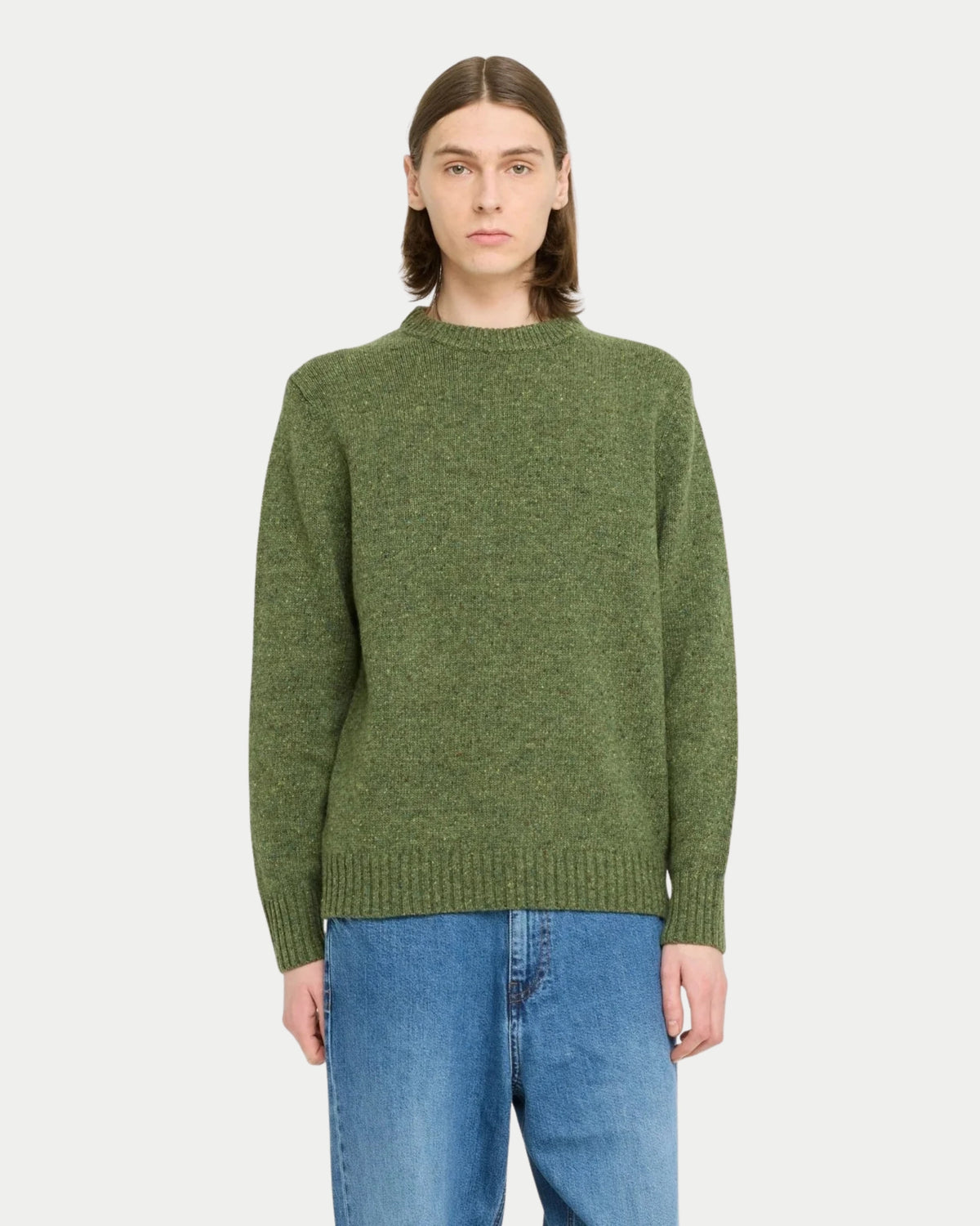 Castart Starry Night Knitwear Green, Groene sweater van wol | Stuen Store Tilburg