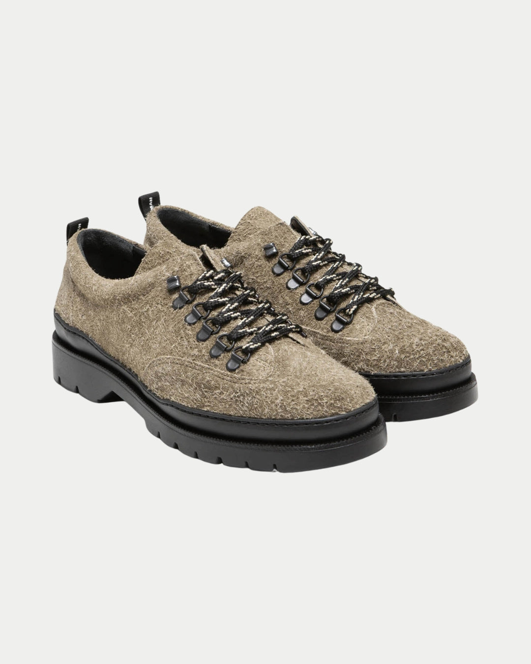 Kleman Courrier 2 Fur Suede Khaki, Groene schoenen van suède | Stuen Store Tilburg