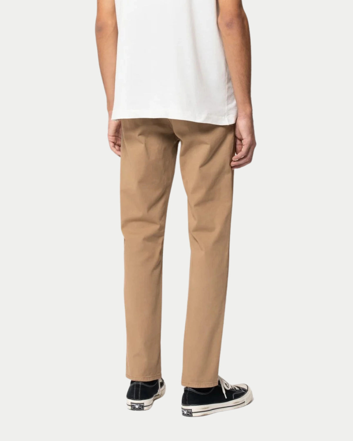 Nudie Jeans Easy Alvin Beige — Slim fit, twill | Stuen Store Tilburg
