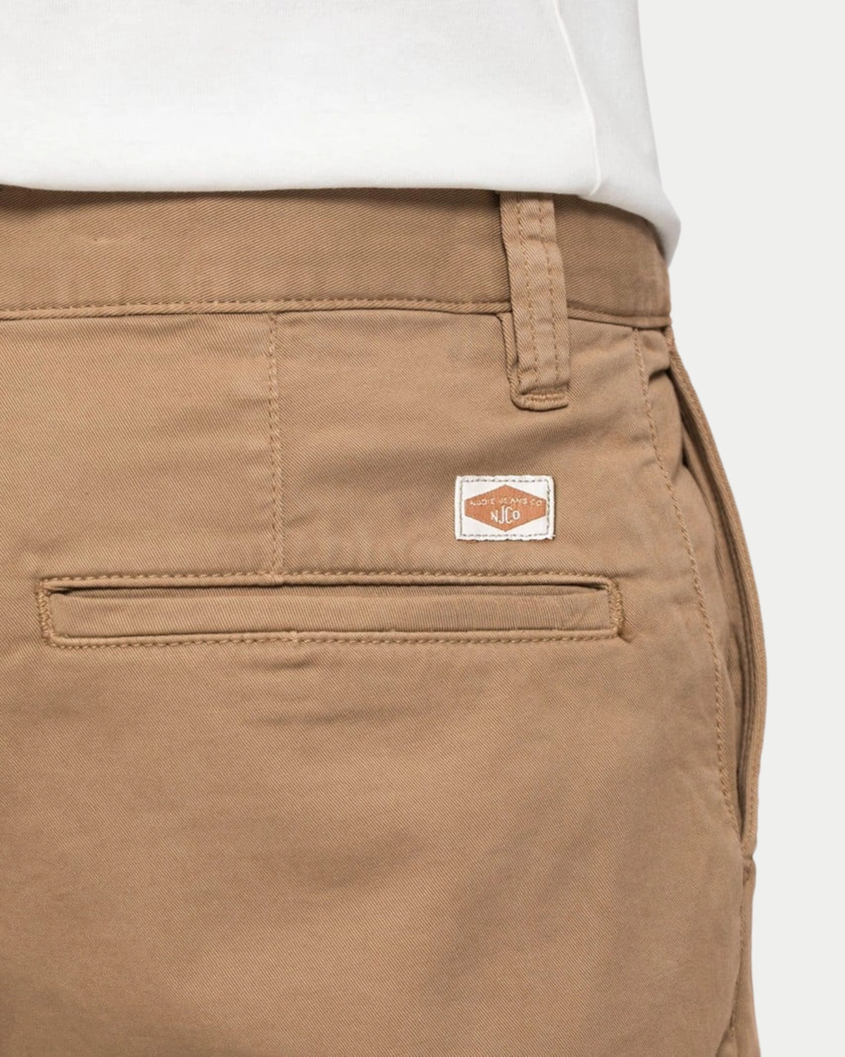 Nudie Jeans Easy Alvin Beige — Slim fit, twill | Stuen Store Tilburg