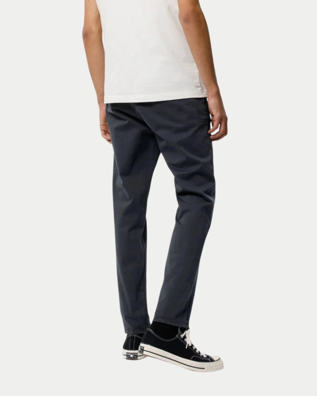 Nudie Jeans Easy Alvin Dark Midnight — Slim fit, twill | Stuen Store Tilburg