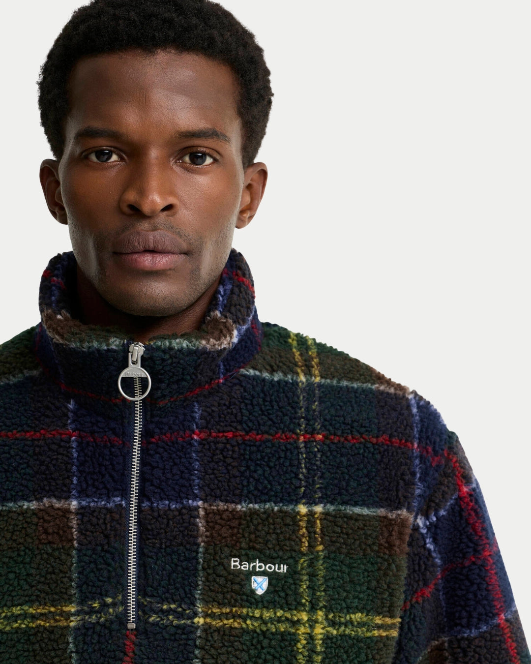 Fleece Half Zip Classic Tartan