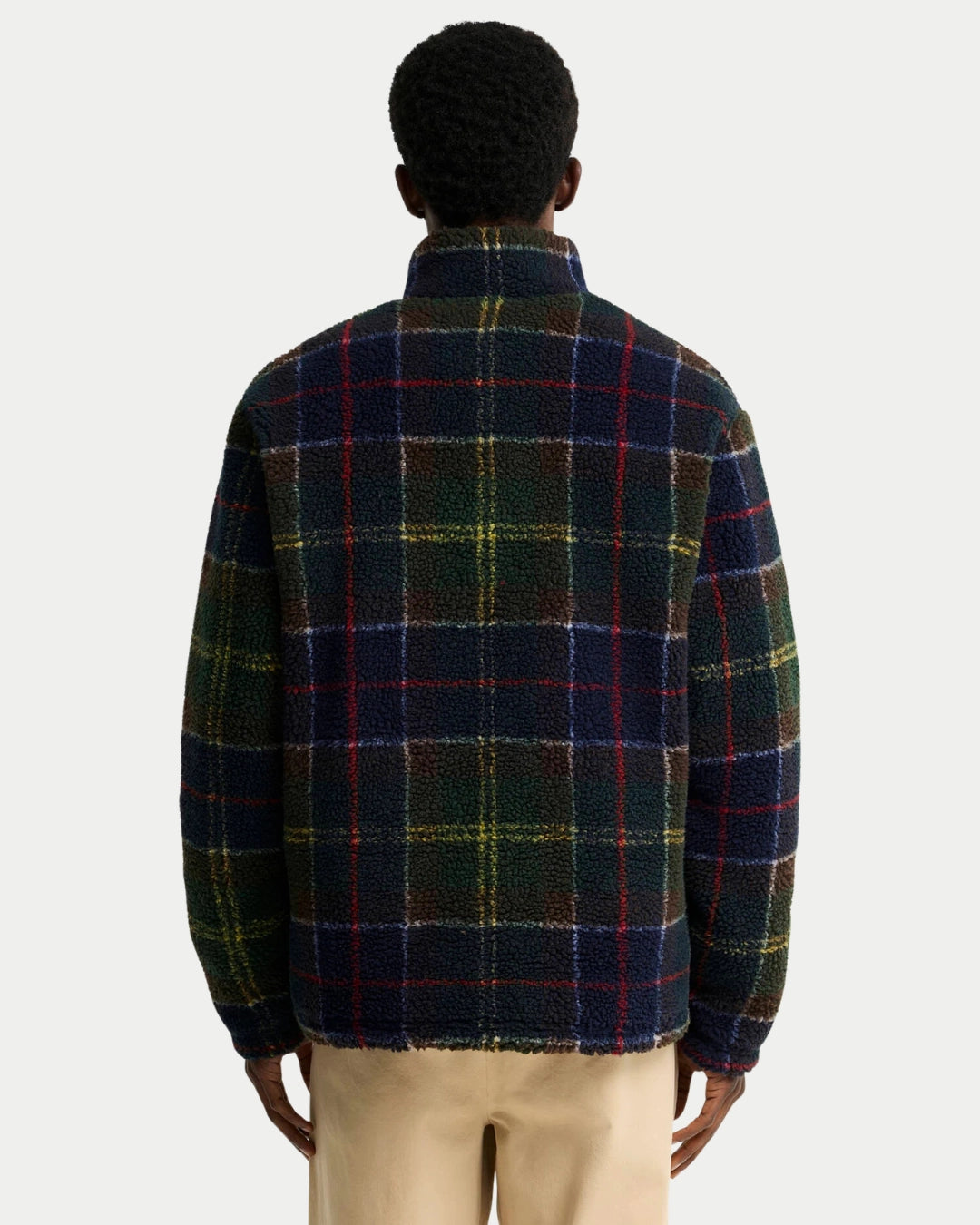 Fleece Half Zip Classic Tartan