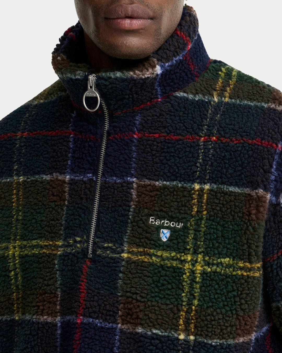 Fleece Half Zip Classic Tartan