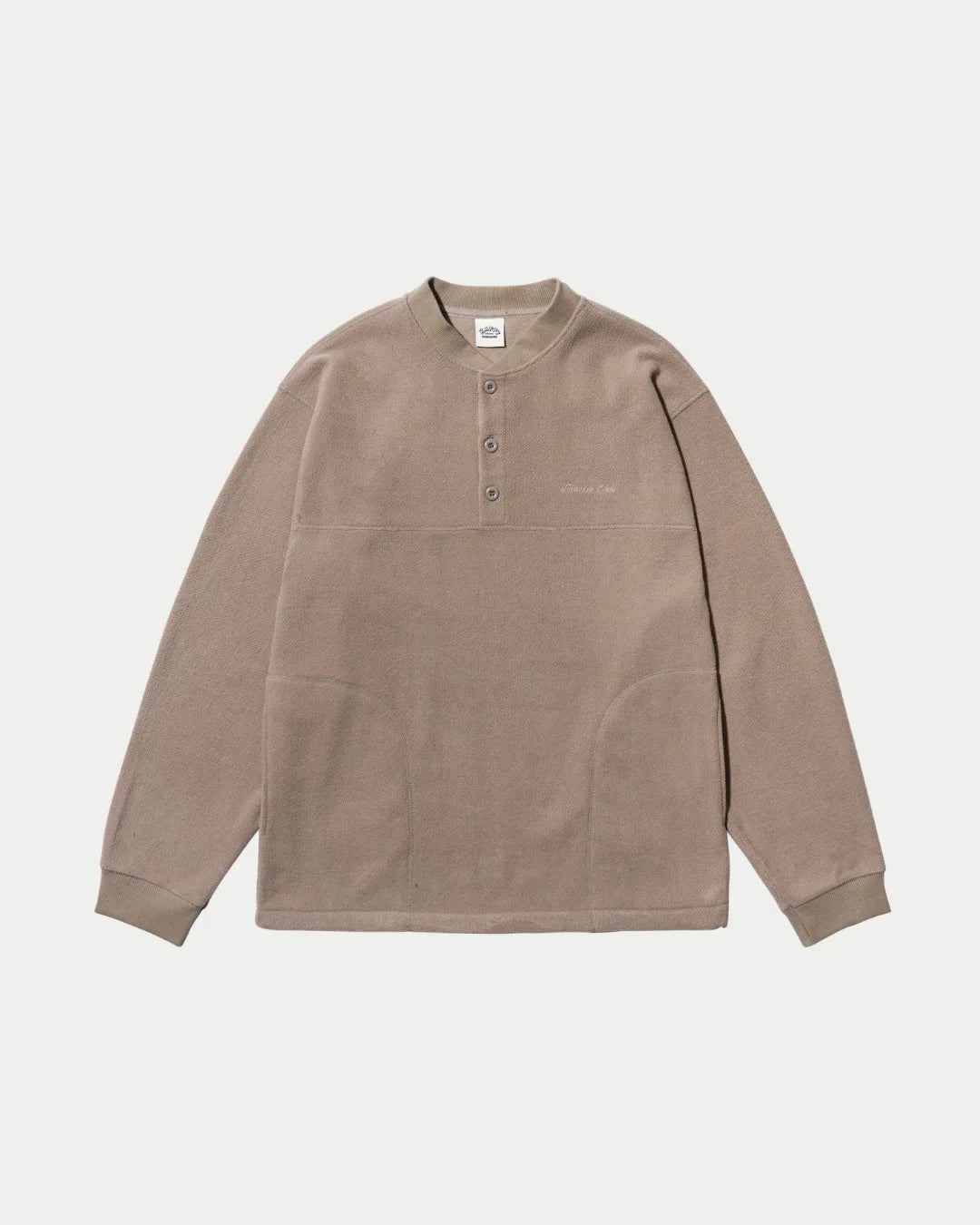 Kappy Fleece Waffle Button Anorak Beige, Beige sweater | Stuen Store Tilburg