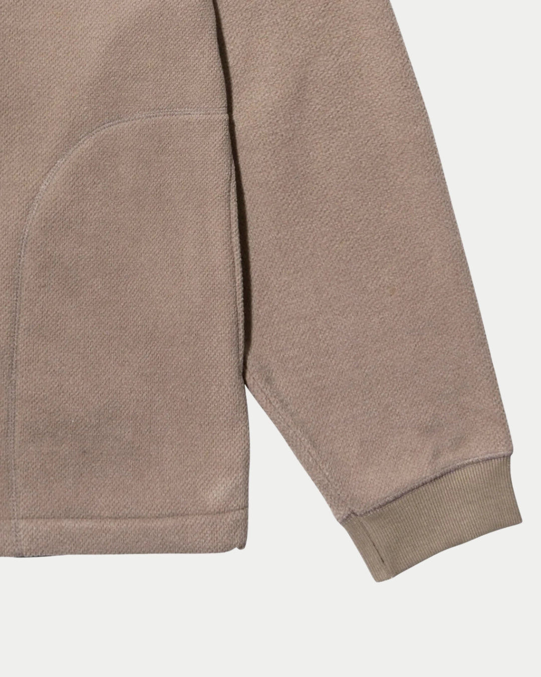 Kappy Fleece Waffle Button Anorak Beige, Beige sweater | Stuen Store Tilburg