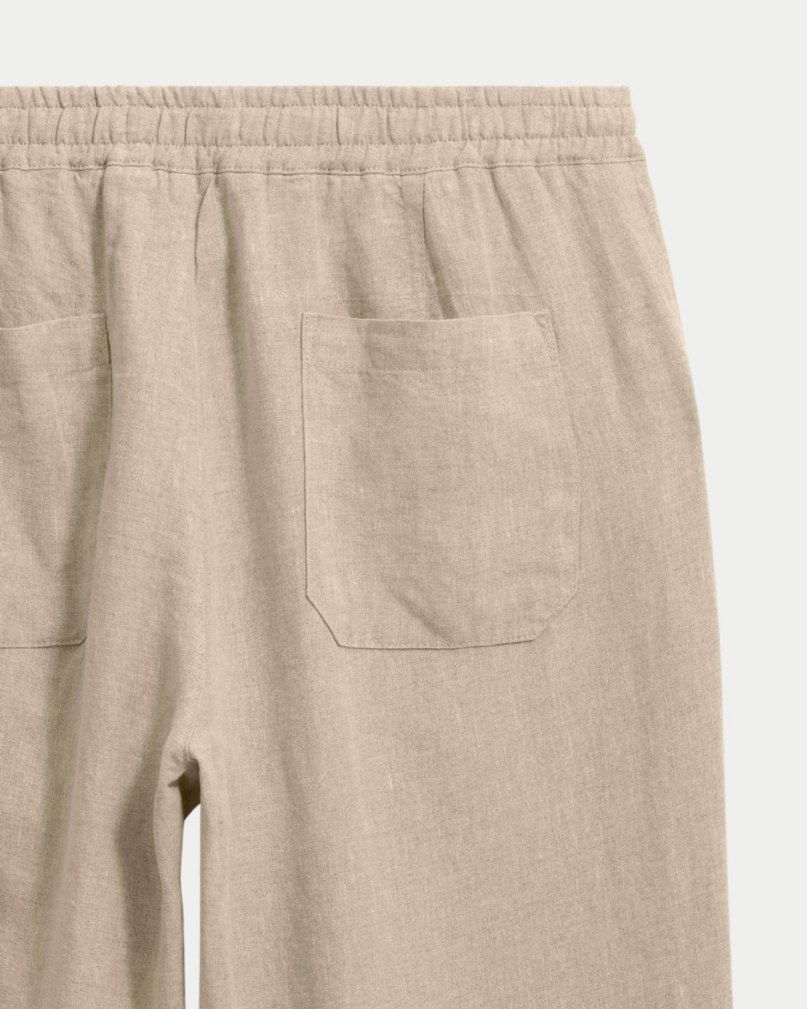 Wax London Glencoe Washed Linen Trouser Beige - Stuen Store Tilburg | De beste herenkleding en -accessoires in Tilburg