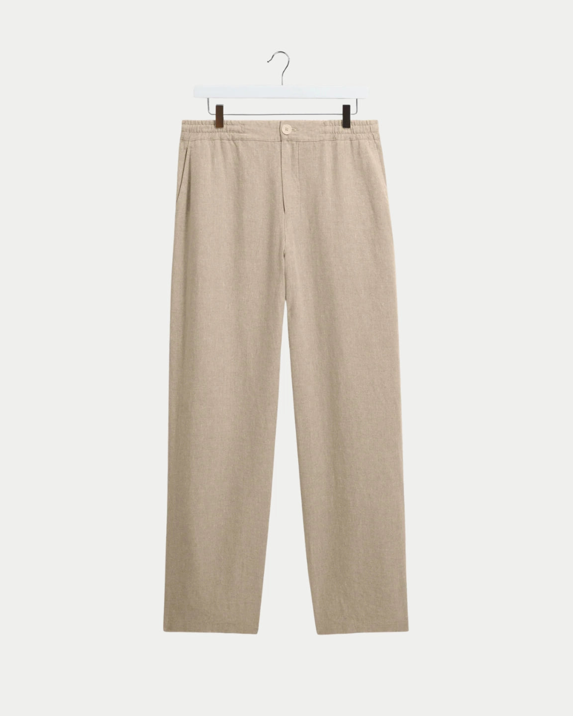 Wax London Glencoe Washed Linen Trouser Beige - Stuen Store Tilburg | De beste herenkleding en -accessoires in Tilburg