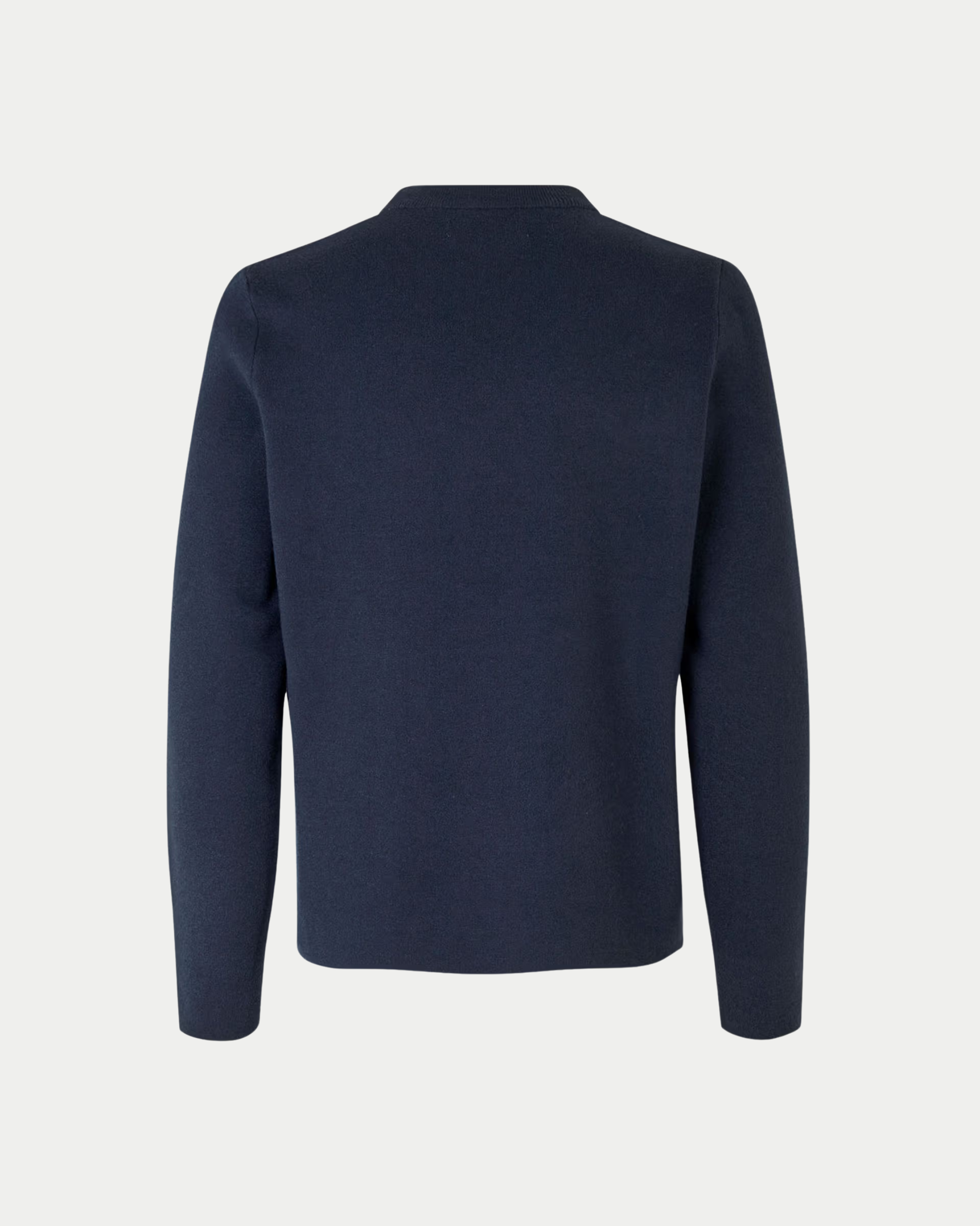 Samsøe Samsøe Gunan Crew Neck Sky Captain - Stuen Store Tilburg | De beste herenkleding en -accessoires