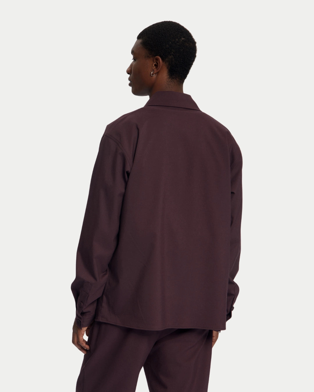 Law Of The Sea Hapi Brushed Twill Shirt Huckleberry, Paarse overshirt | Stuen Store Tilburg