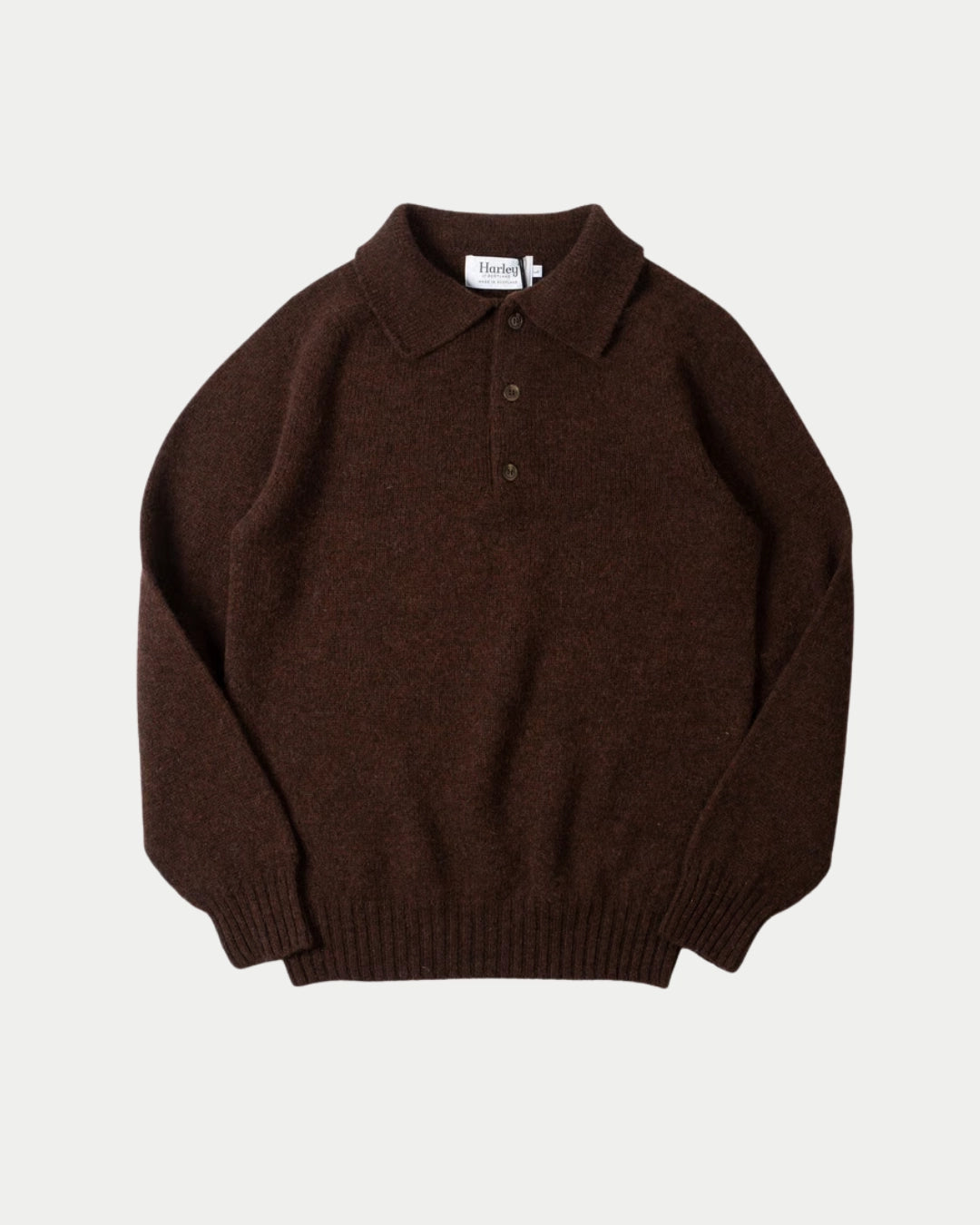 Eton Polo Sweater Marron Brown