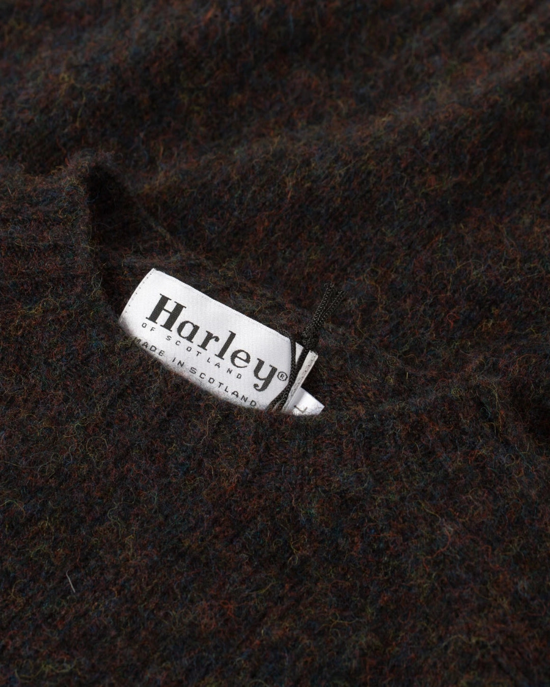 Shetland Crewneck Sweater Volcano Black