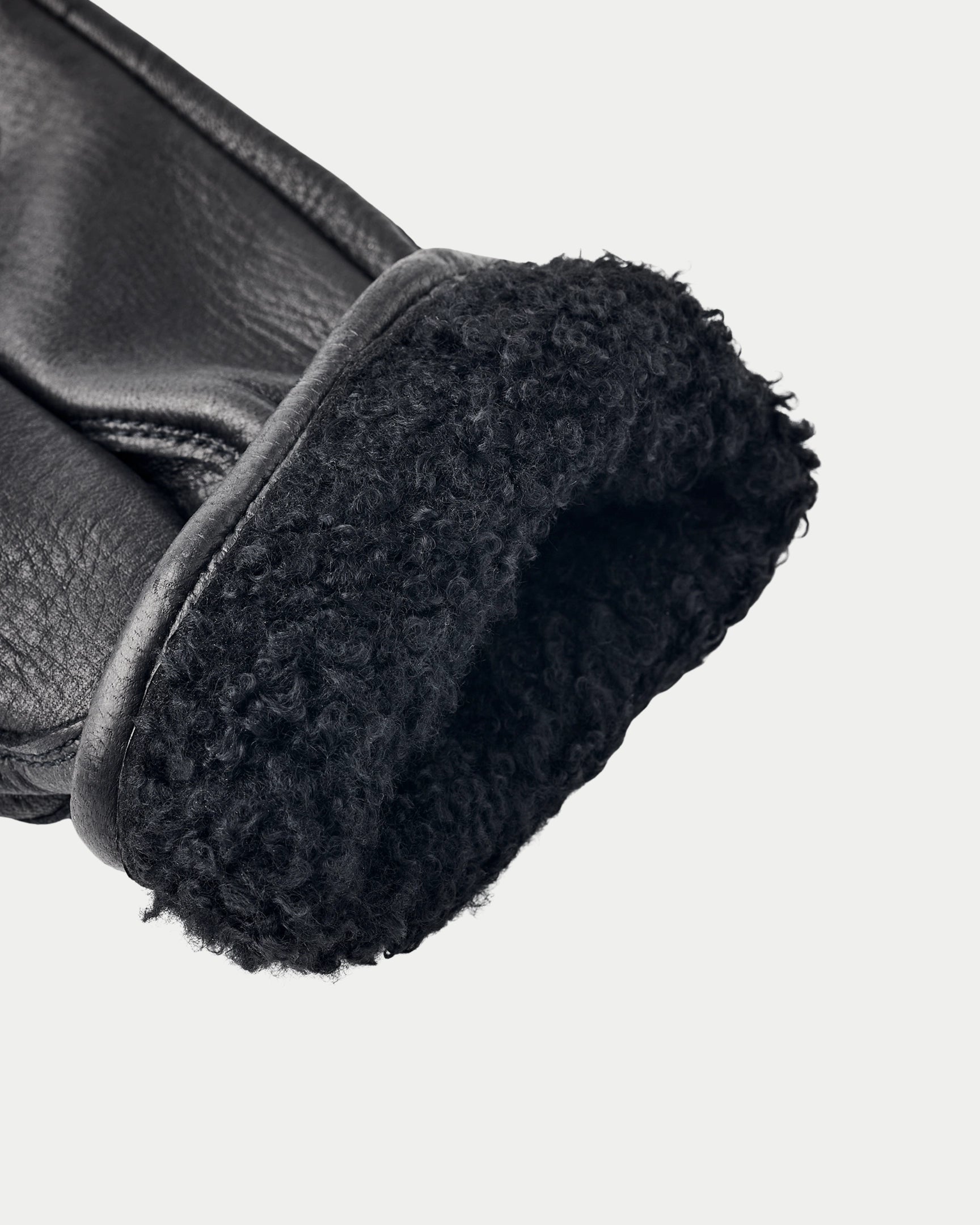 Deerskin Lambskin Glove Black