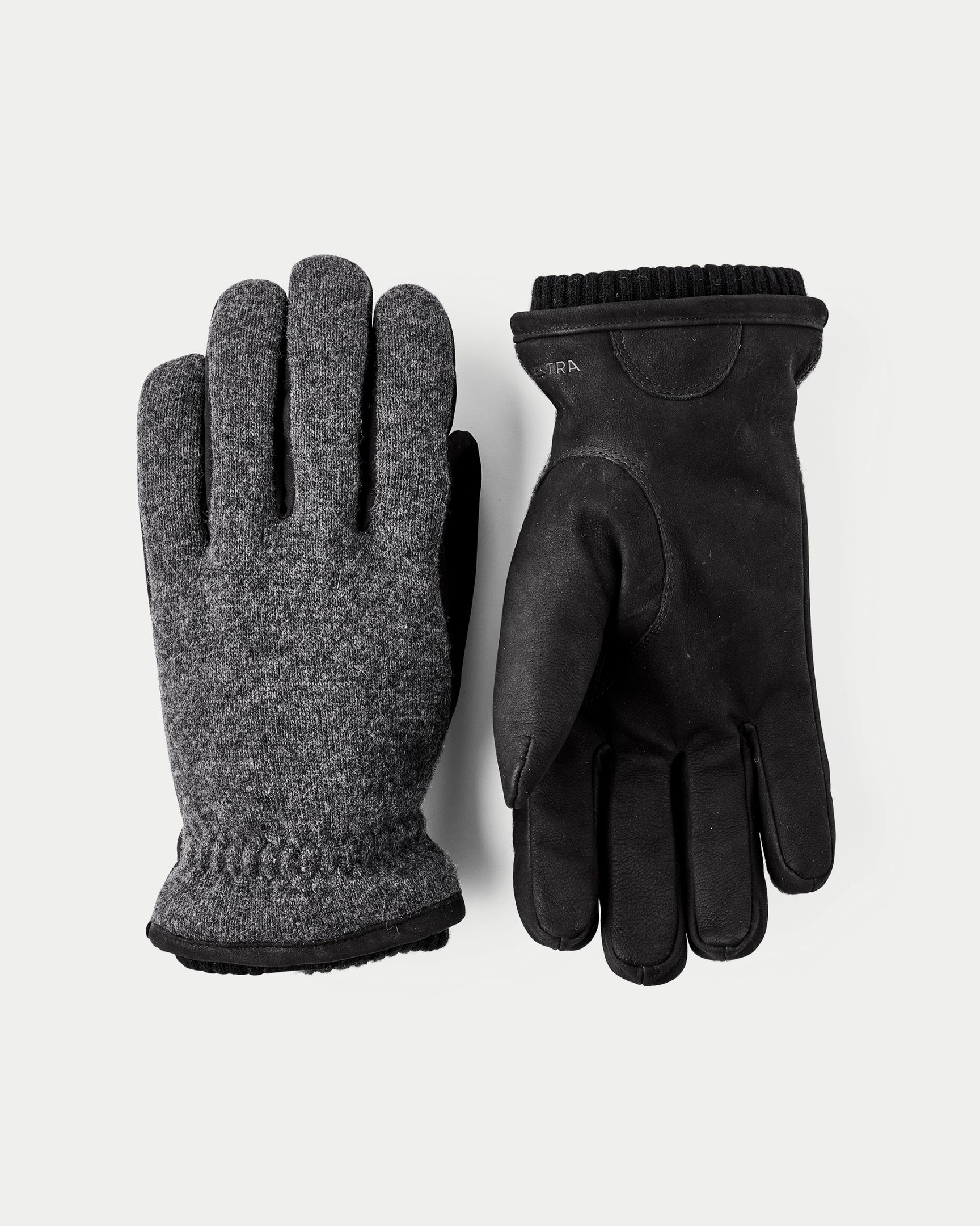 Noah Glove Charcoal & Black