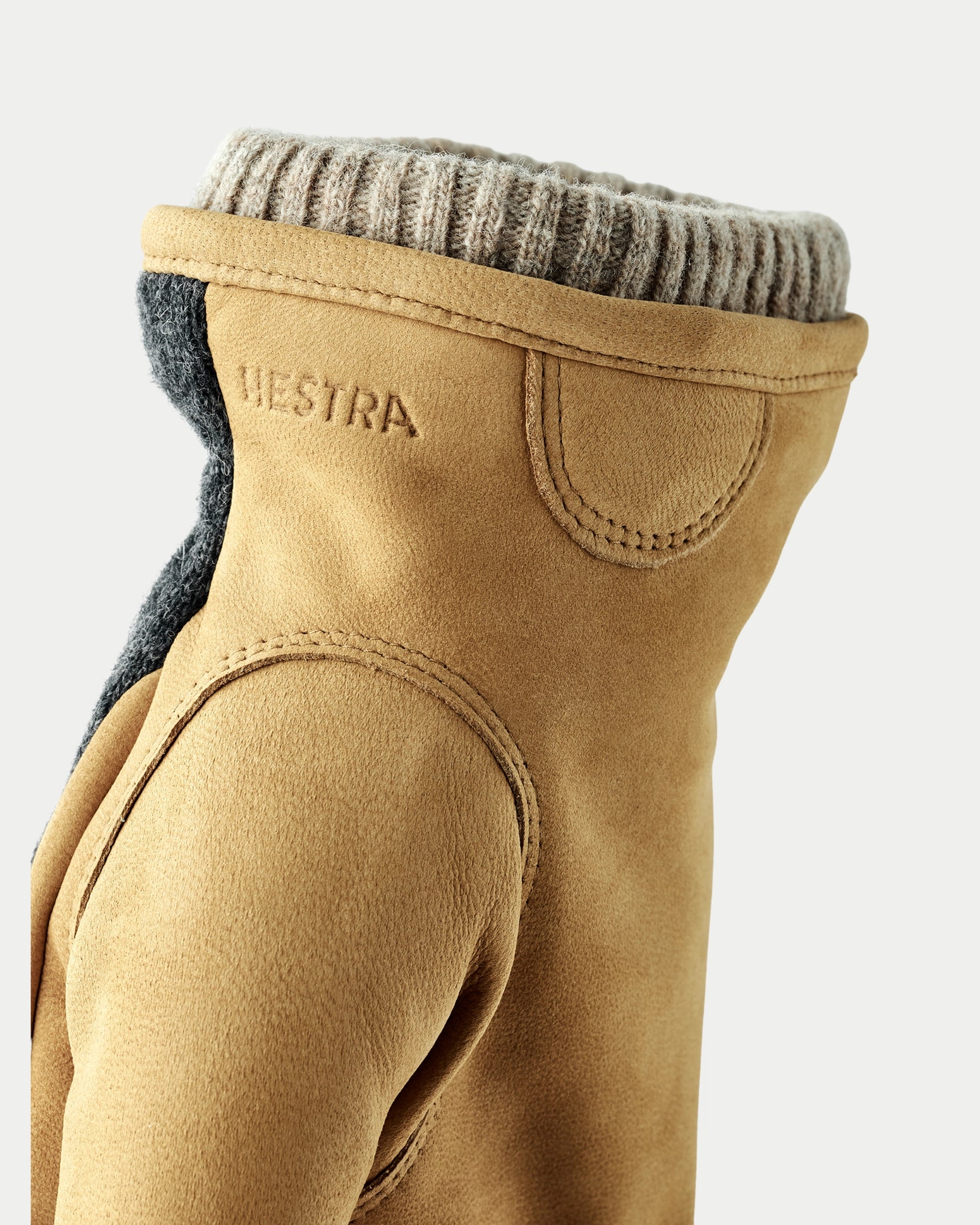 Noah Glove Charcoal & Tan