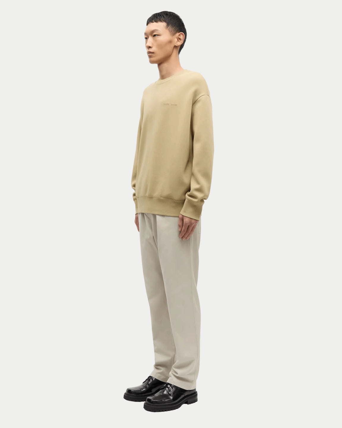 Samsøe Samsøe Jabari Trousers Moonstruck — Regular straight fit, biologisch katoen | Stuen Store Tilburg