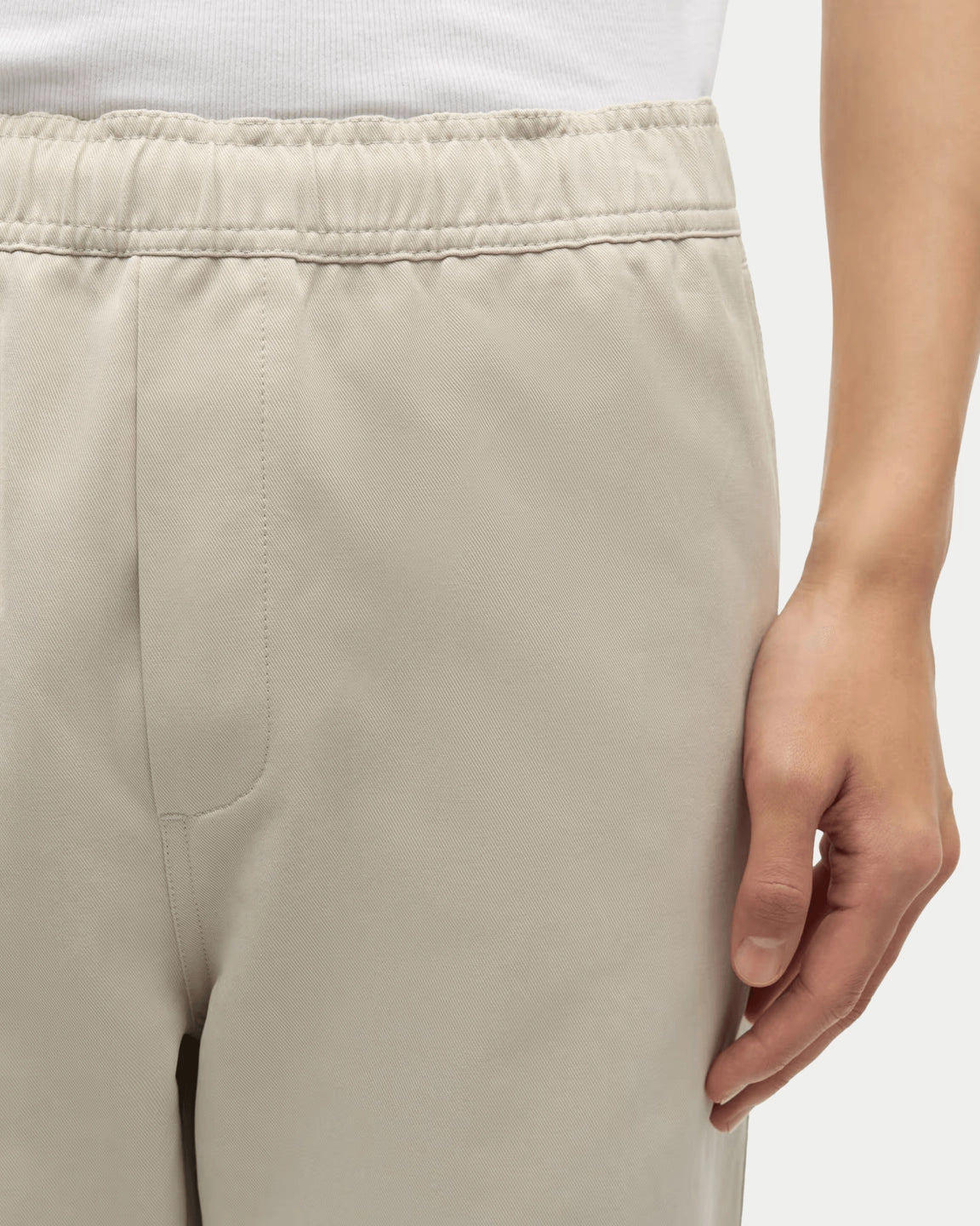 Samsøe Samsøe Jabari Trousers Moonstruck — Regular straight fit, biologisch katoen | Stuen Store Tilburg