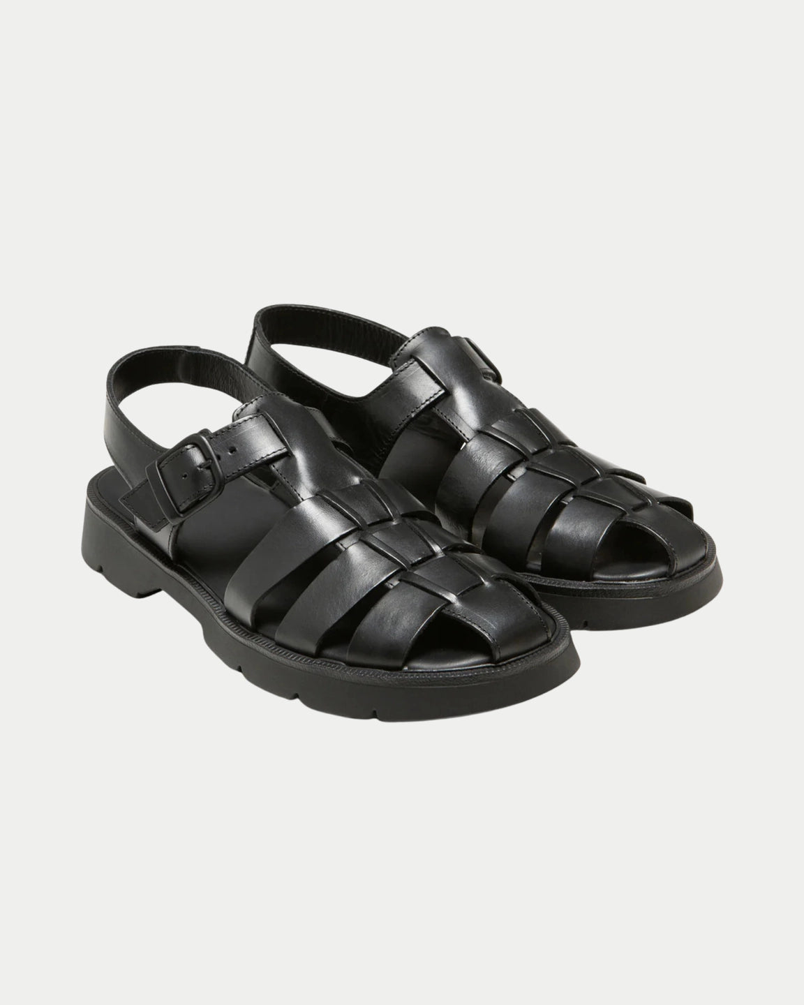 Kleman Babord VGT Sandals Black — Leer | Stuen Store Tilburg